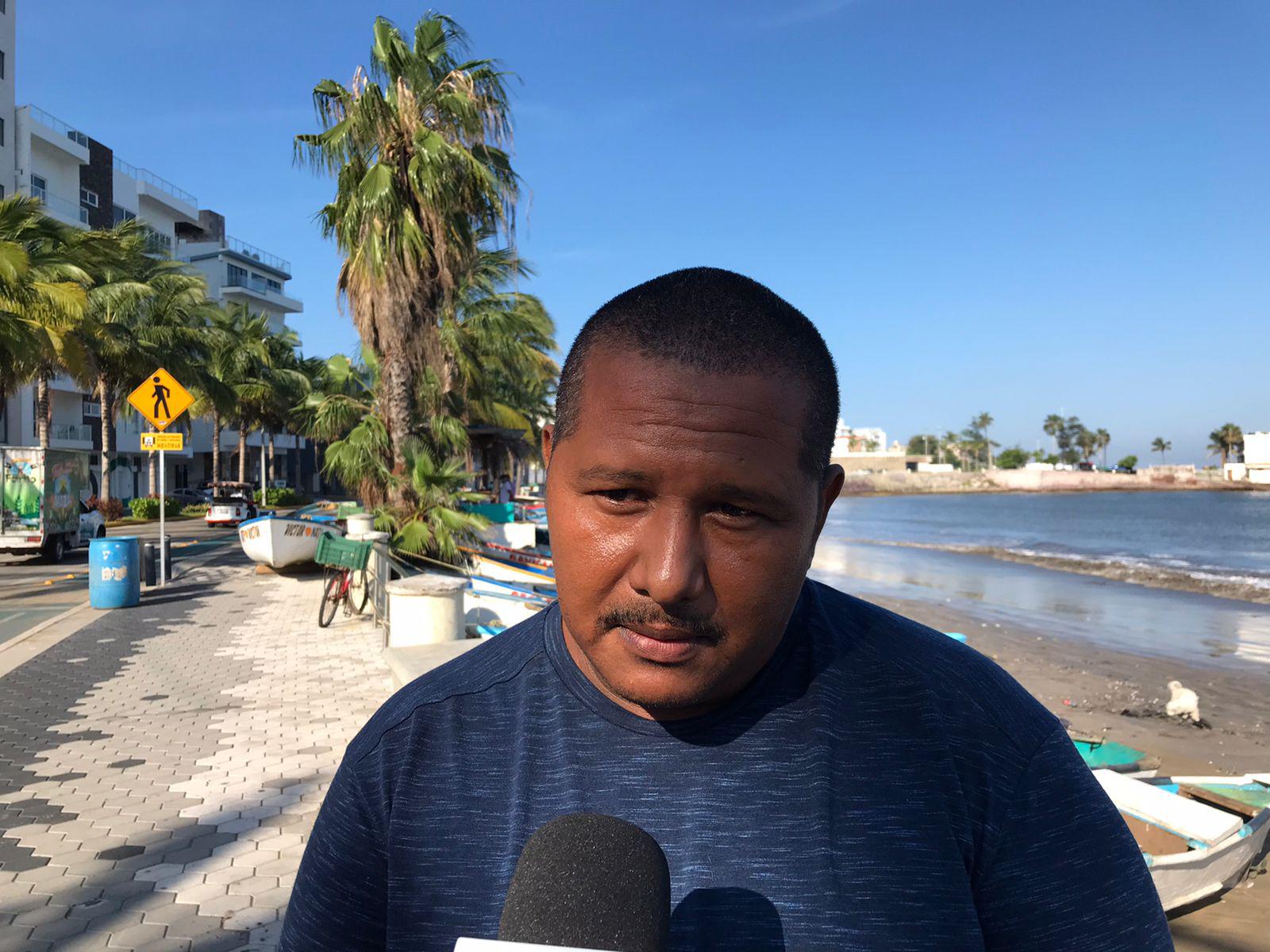 $!Alrededor de 200 pescadores de Playa Norte llevan dos semanas sin pescar; piden apoyos