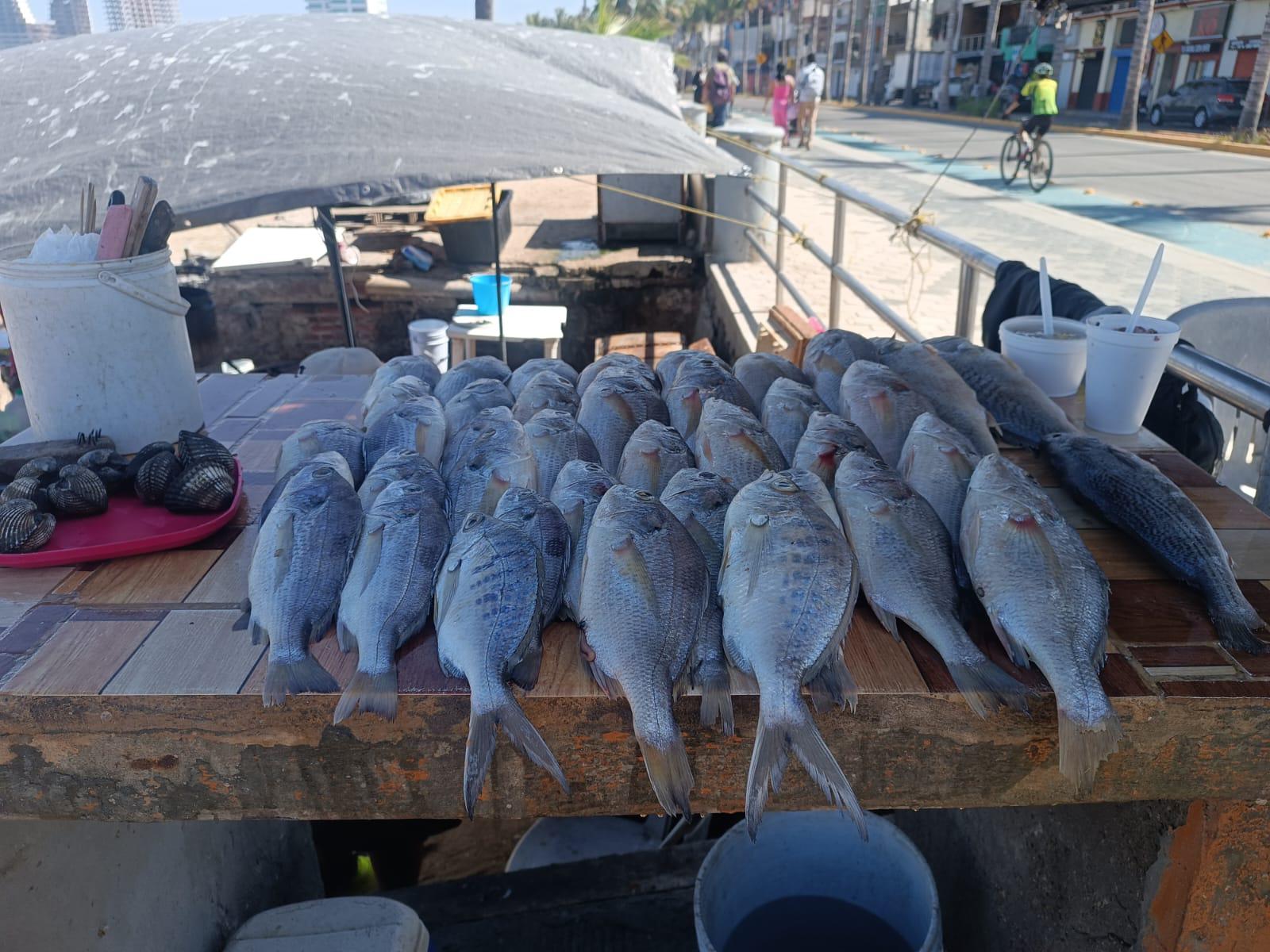 $!Reportan pescadores y ‘changueras’ pocas ventas pese a ser temporada de Cuaresma