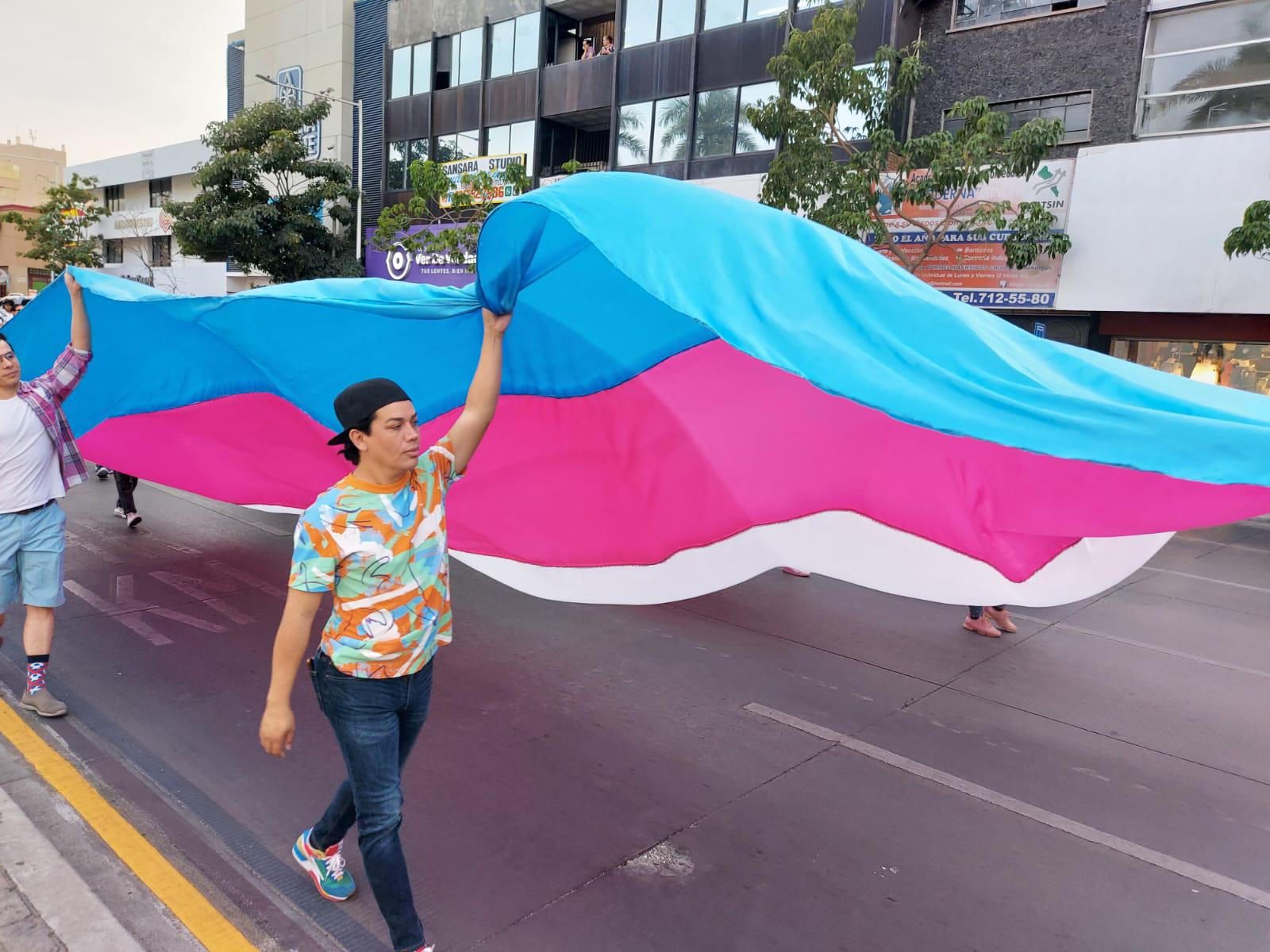 $!Realizan Primera Marcha de la Visibilidad Trans en Culiacán