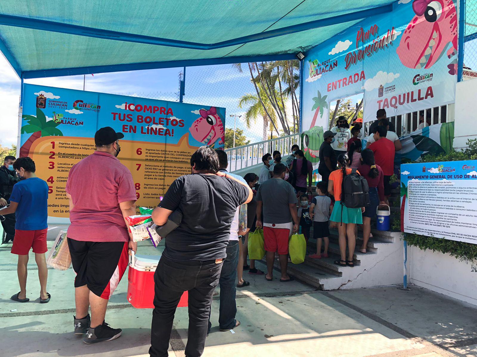 $!Cientos de familias disfrutan este sábado en el balneario del Parque Culiacán 87