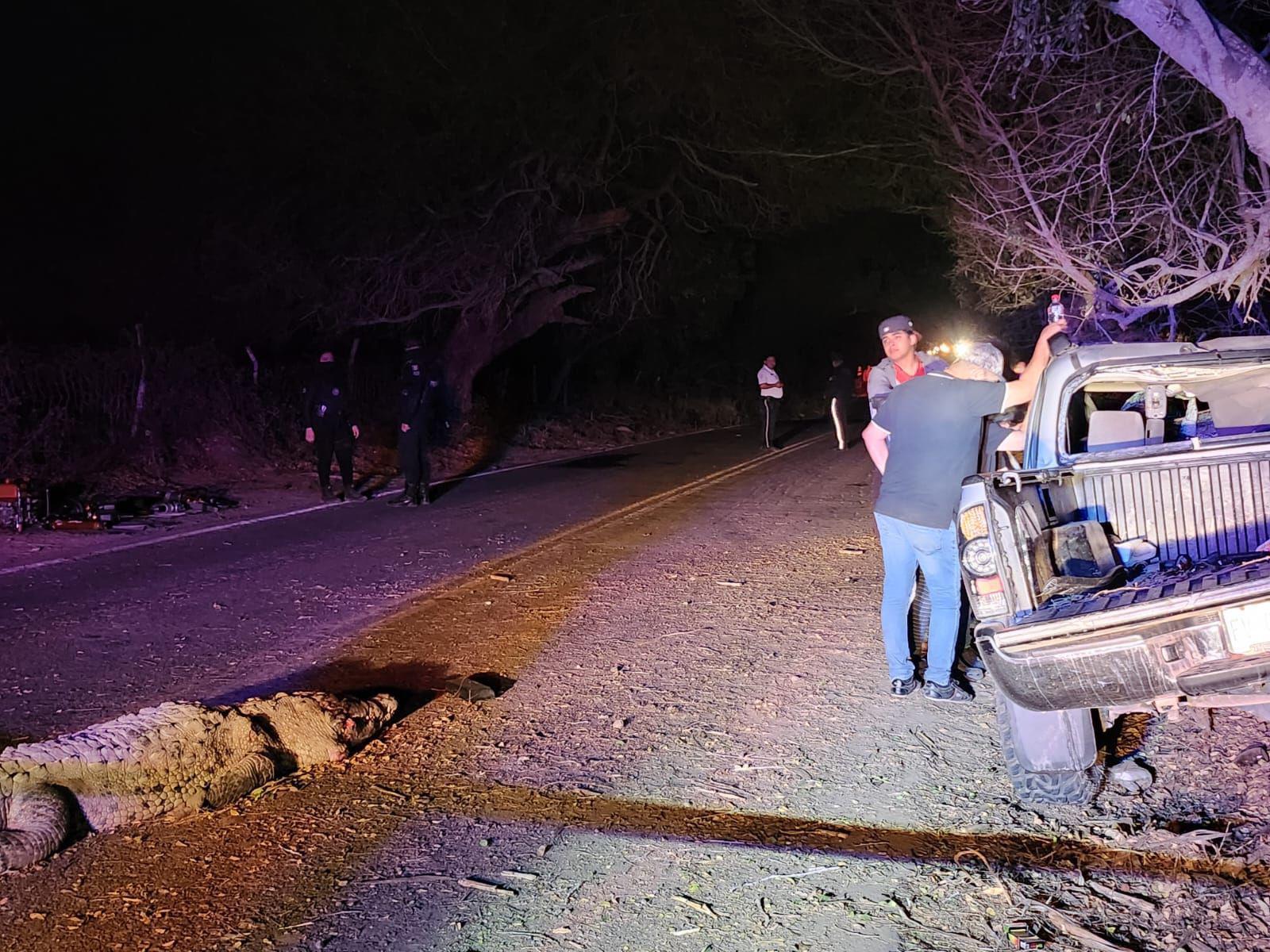 $!Chocan contra cocodrilo y mueren 4 personas, entre ellos una menor, en Culiacán