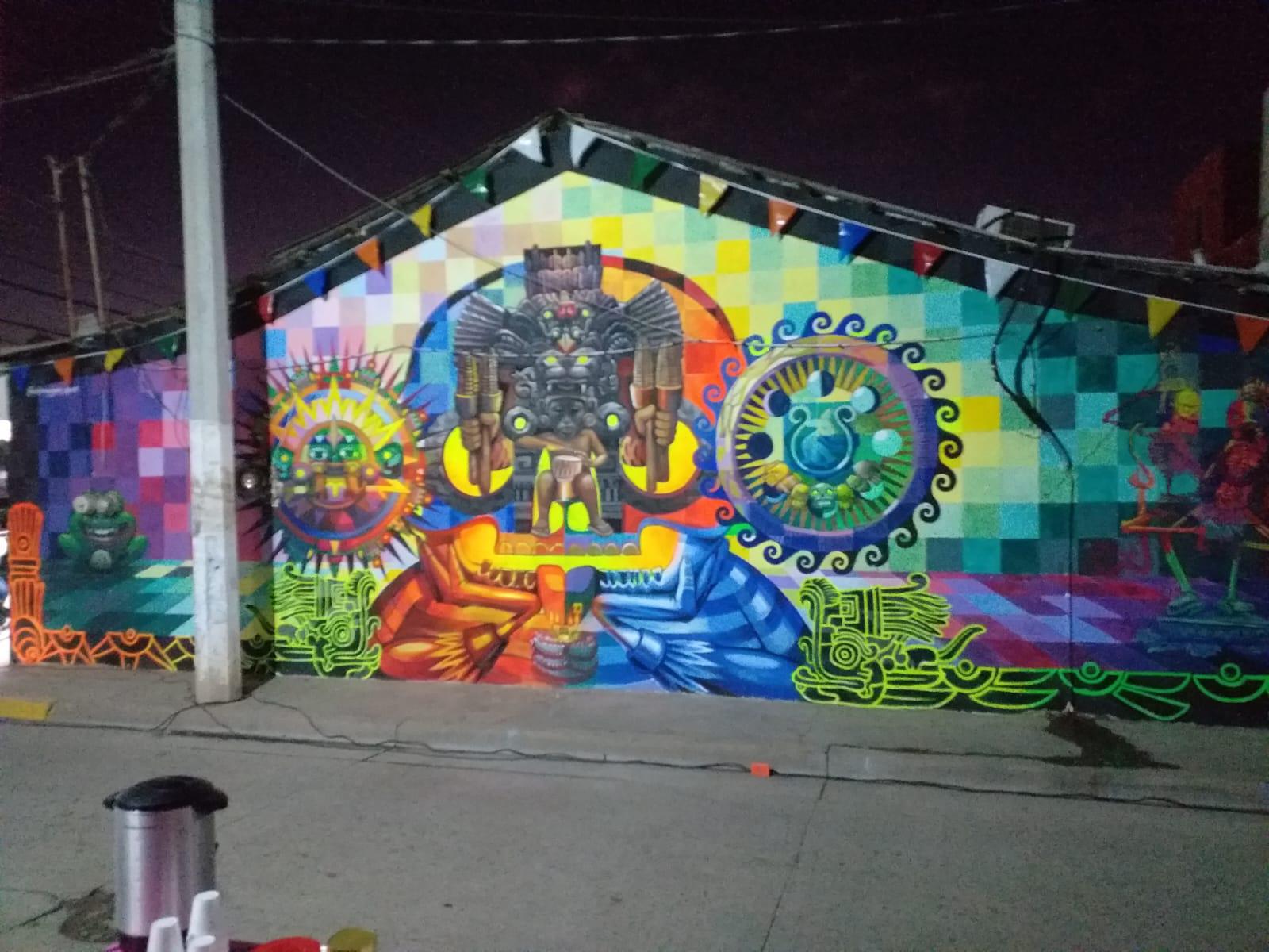 $!Artistas trabajan en ‘Callejón de los Sueños’ por la paz de Costa Rica, Sinaloa