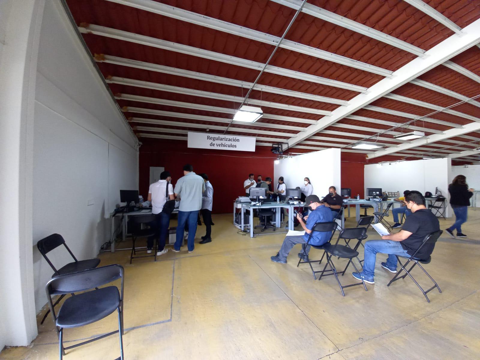 $!Estarán operando 5 módulos para regularizar autos chocolates antes de concluir abril