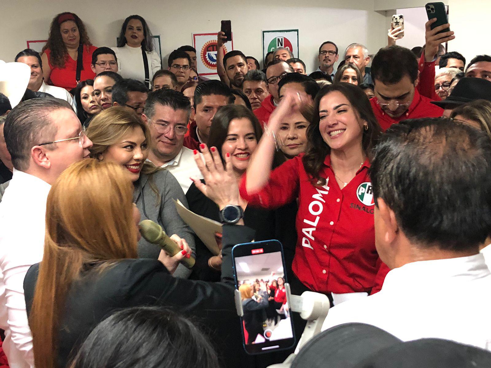 $!Se registra Paloma Sánchez por la candidatura al Senado por el PRI