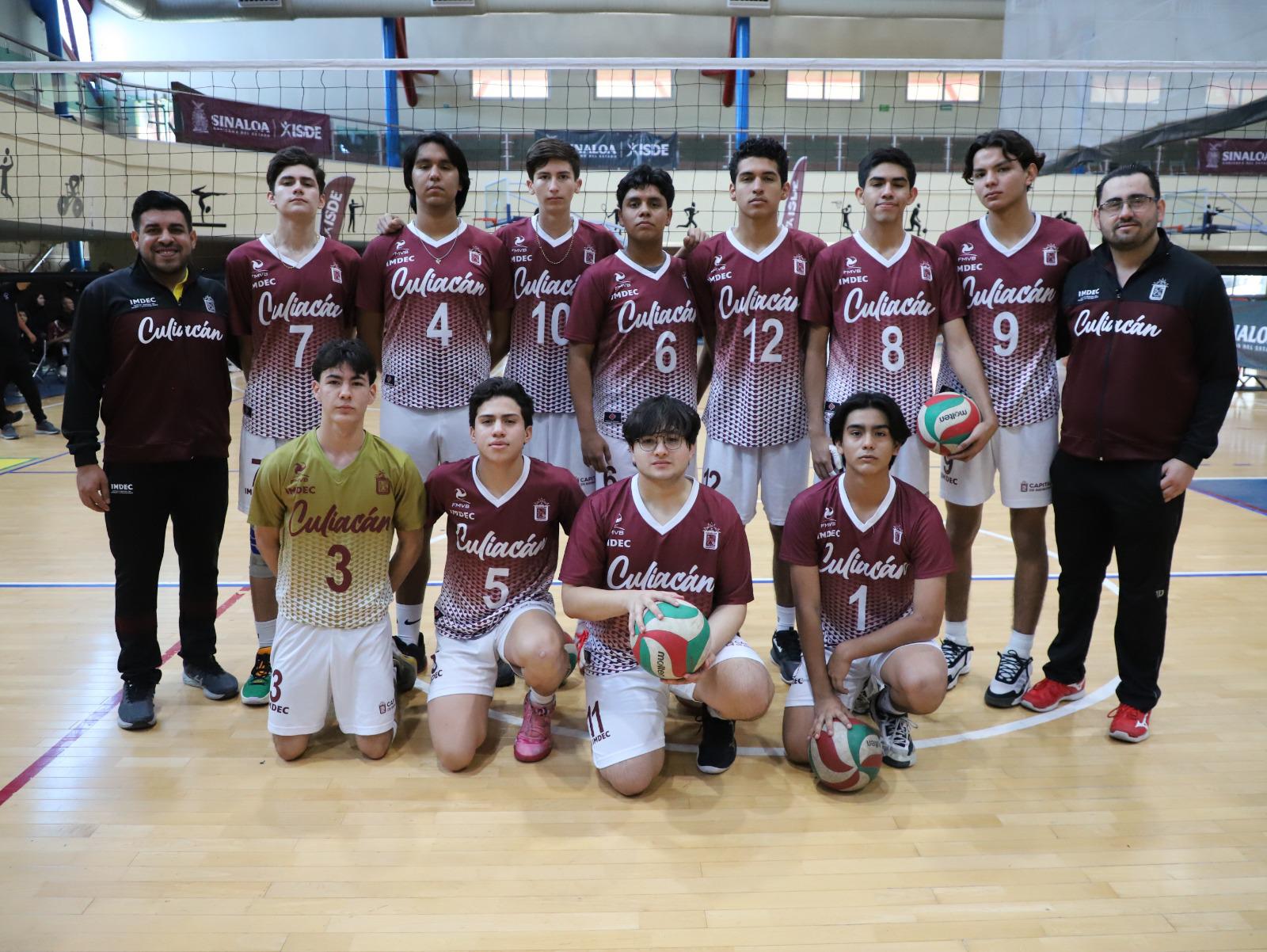 $!Logra Guasave tres títulos en estatal de voleibol de sala varonil