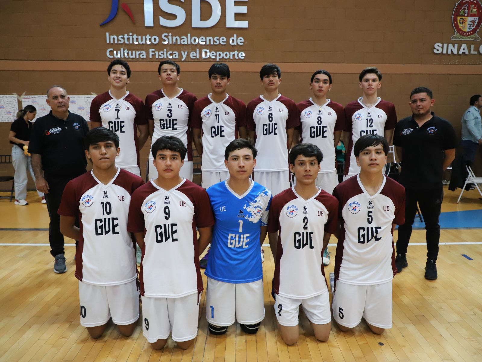 $!Logra Guasave tres títulos en estatal de voleibol de sala varonil