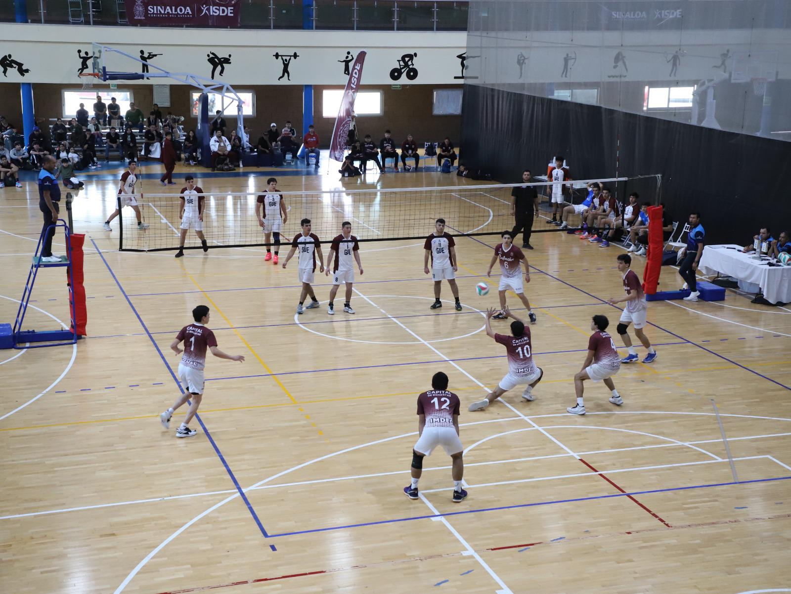 $!Logra Guasave tres títulos en estatal de voleibol de sala varonil