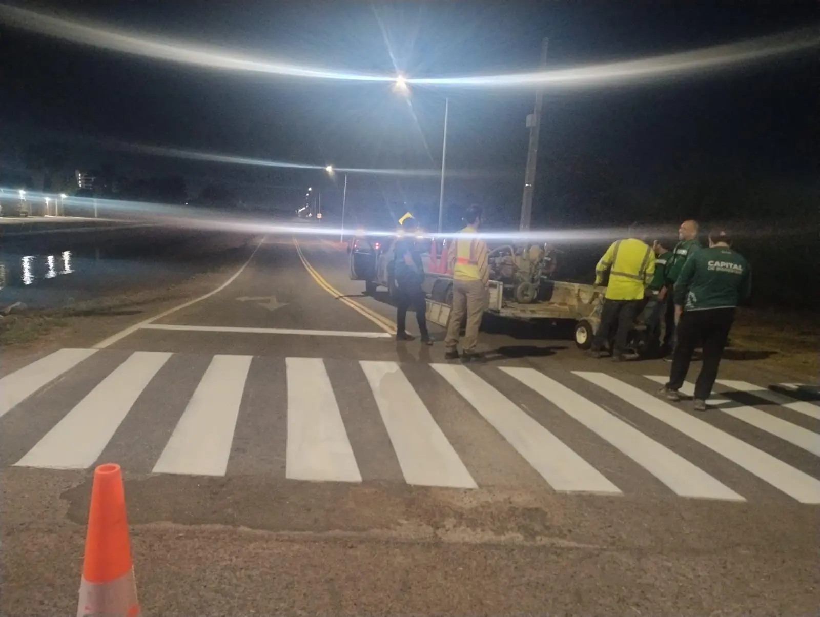 $!Refuerzan seguridad vial en Culiacán con señalización y pintura en puntos estratégicos
