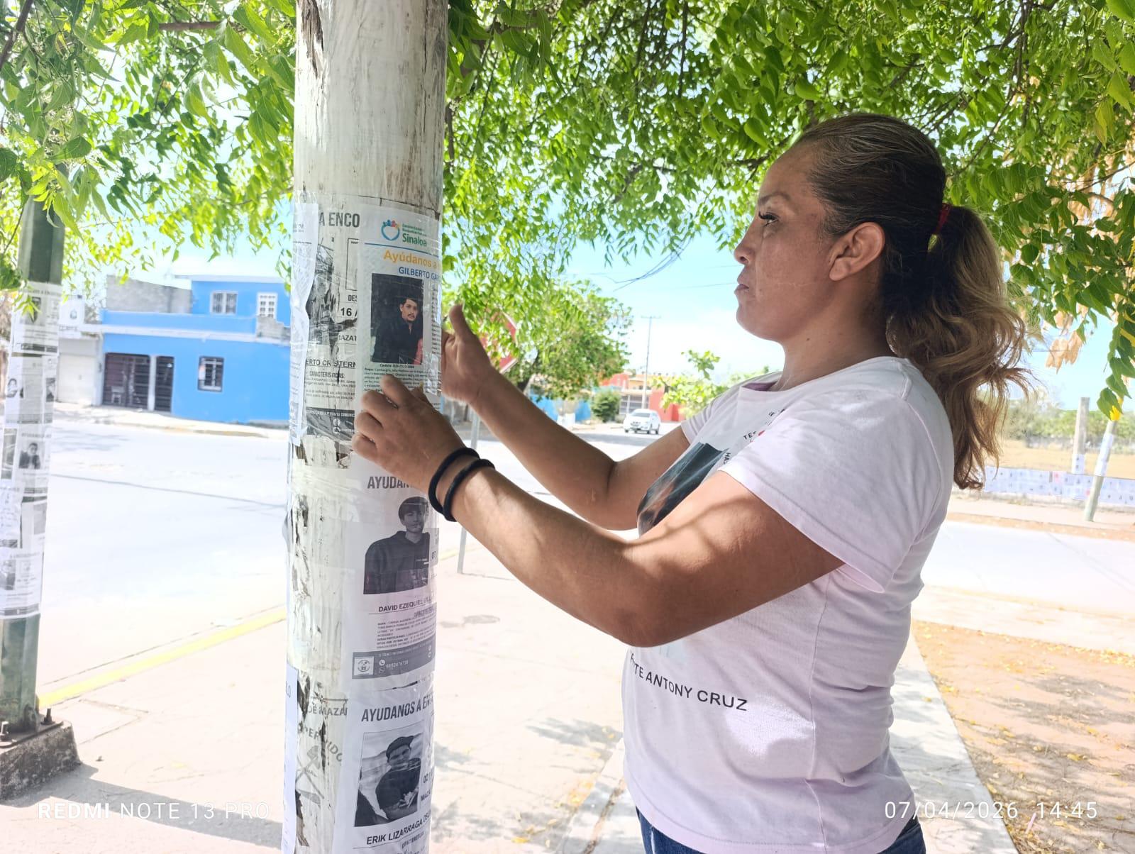 $!‘No pierdo la esperanza’: madre busca sin descanso a su hijo desaparecido en Villa Unión