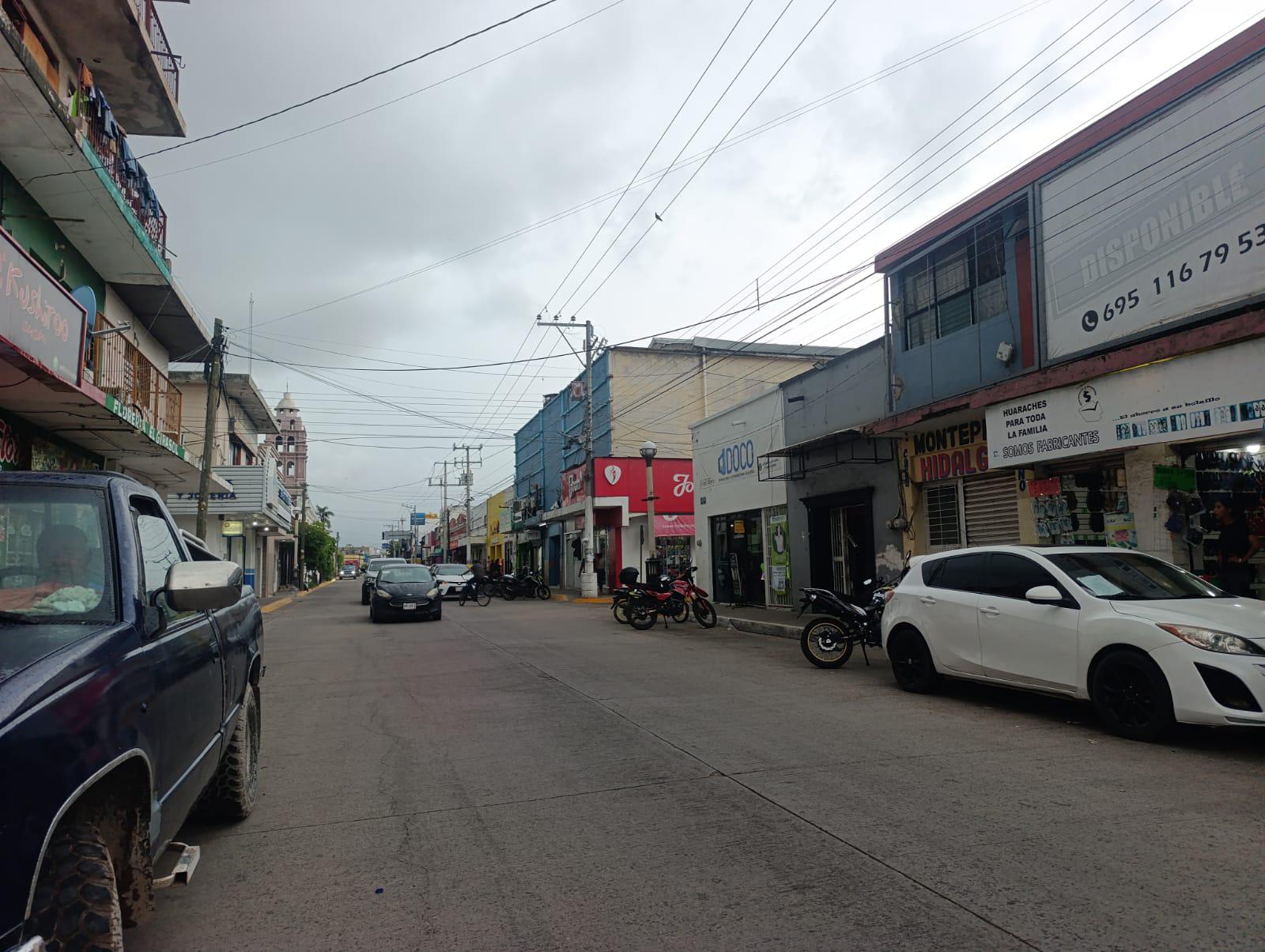 $!Se registra lluvia ligera en Escuinapa