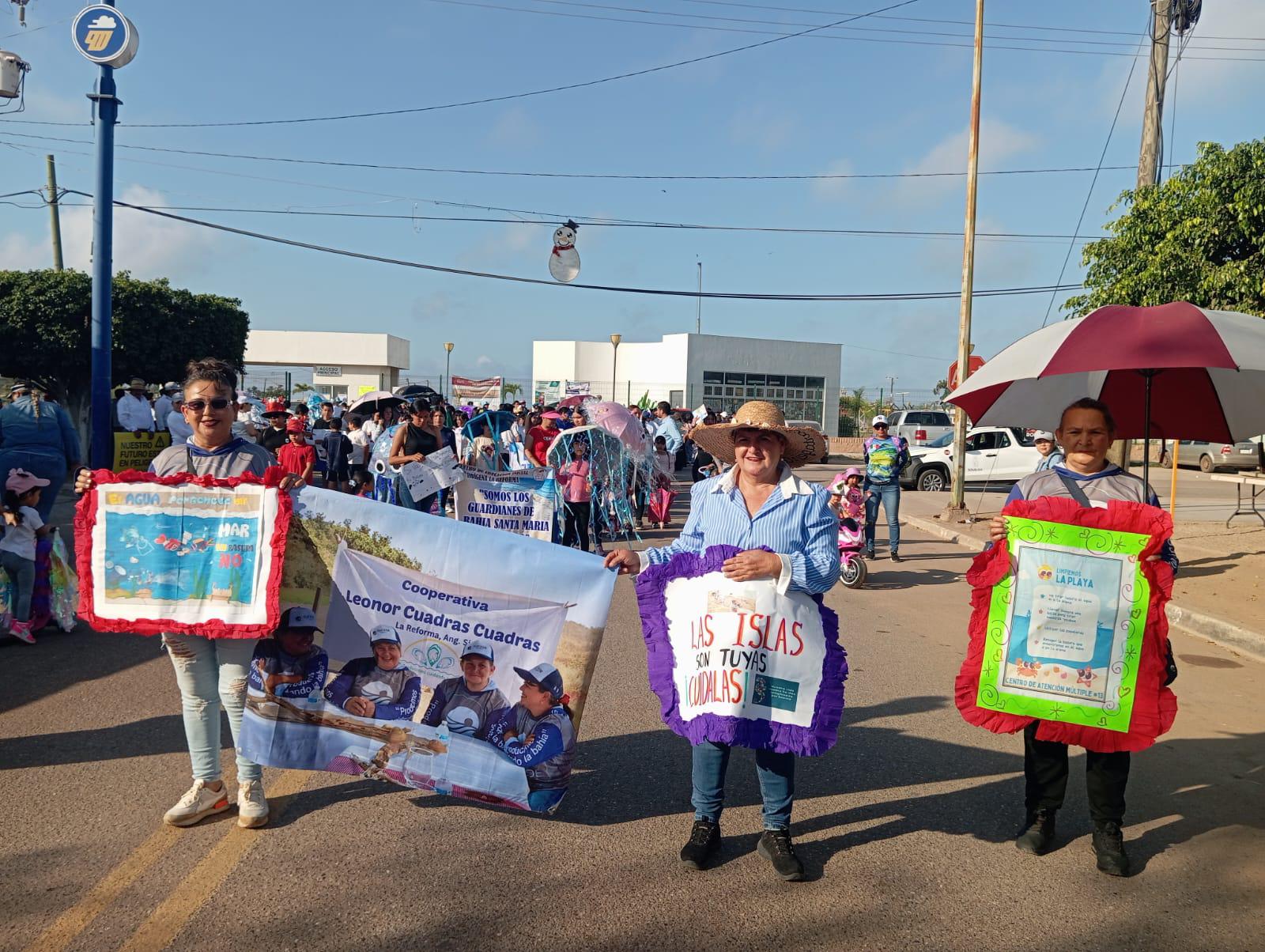 $!Pobladores de La Reforma piden a visitantes a cuidar la bahía Santa María