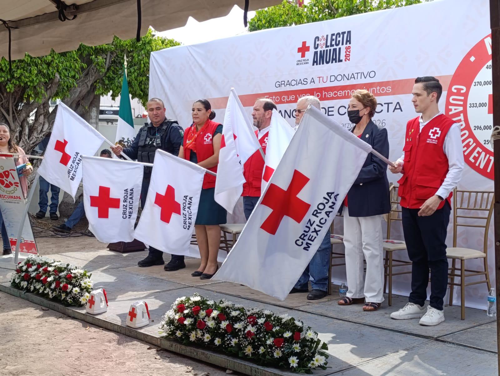 $!Ponen en marcha Colecta Anual de Cruz Roja en Escuinapa y estrena instalaciones rehabilitadas