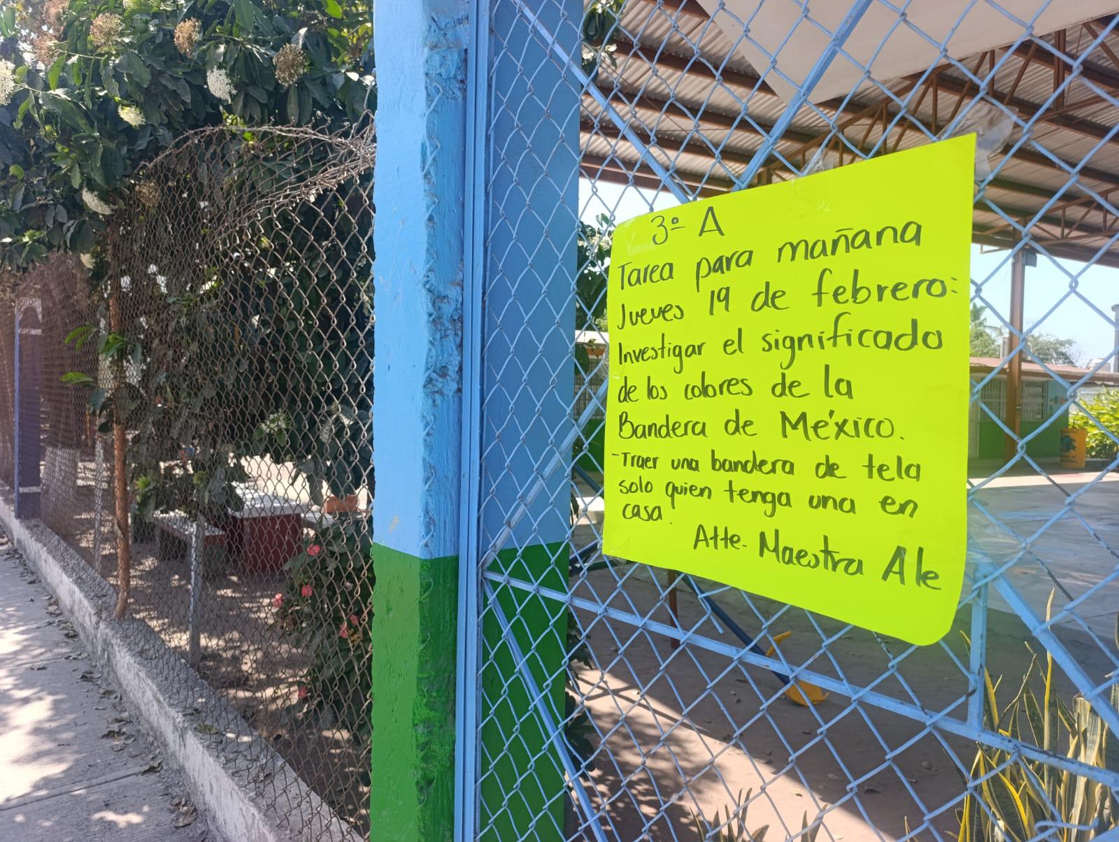 $!Planteles educativos de Escuinapa lucen con poca asistencia de estudiantes