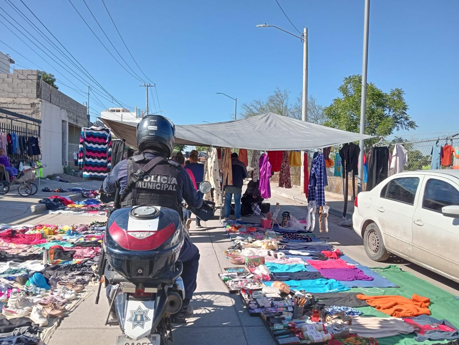 $!Refuerzan vigilancia en zonas comerciales por Nochebuena y Navidad en Culiacán