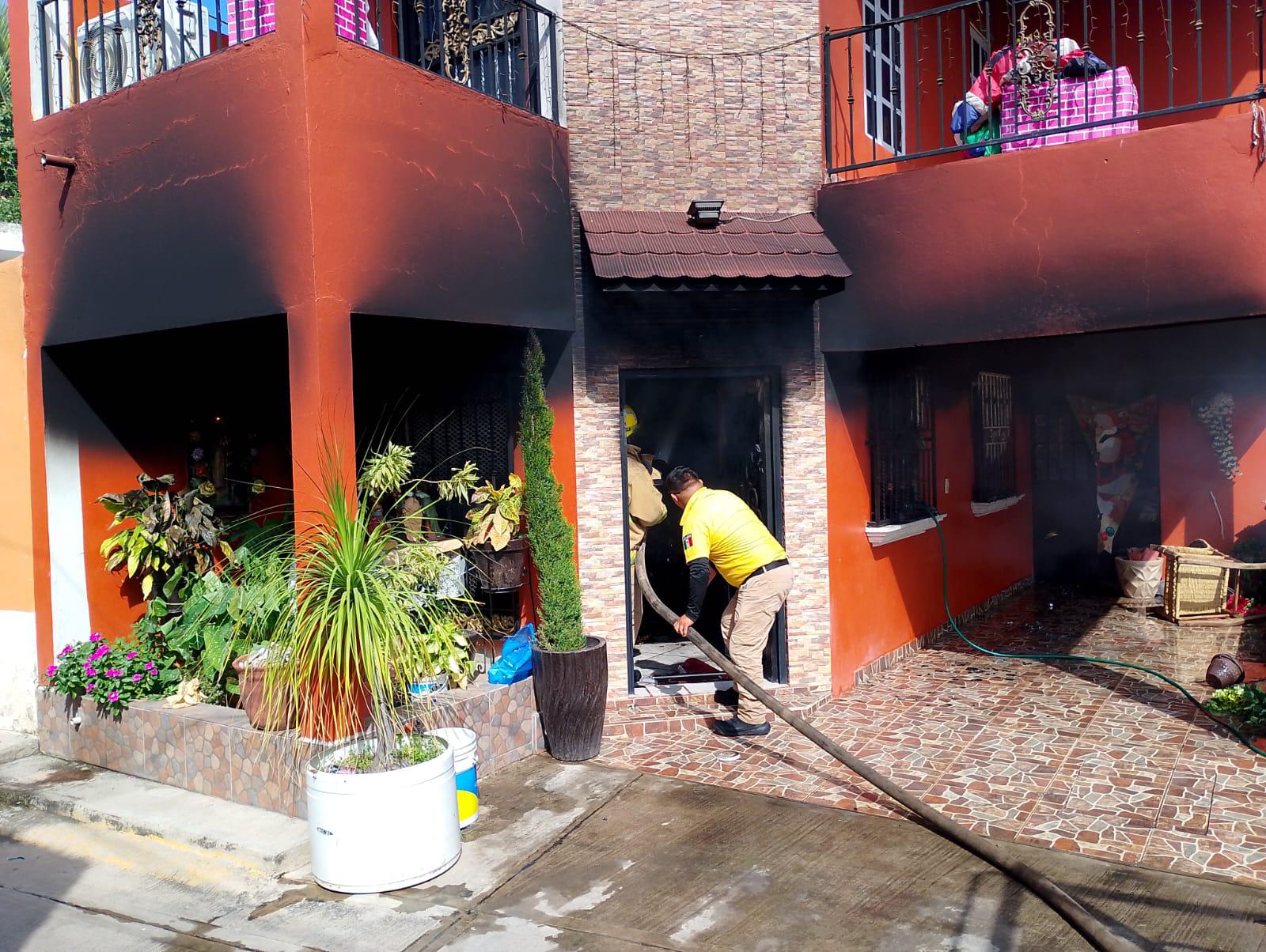 $!Se incendia vivienda en el Centro de Rosario