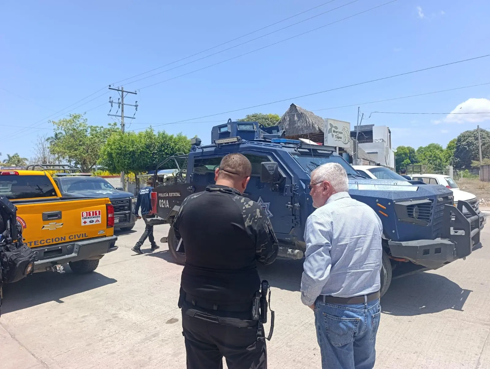 $!Confirma SSPE explosivos lanzados desde drones a policías y militares en Escuinapa