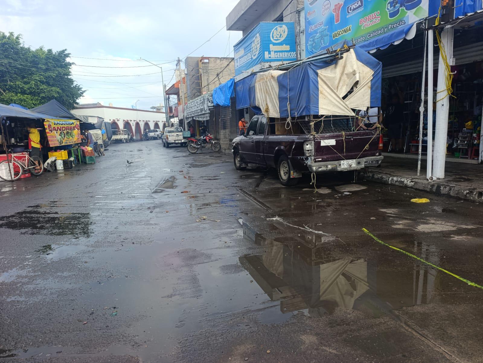 $!Amanece Escuinapa con lluvias de moderadas a ligeras