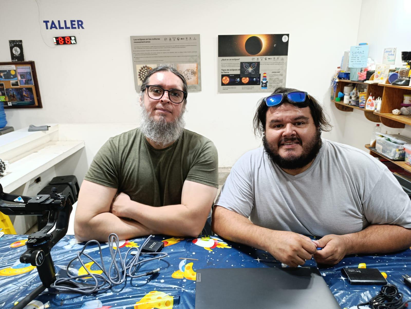 $!Édgar López y Miguel Joya.