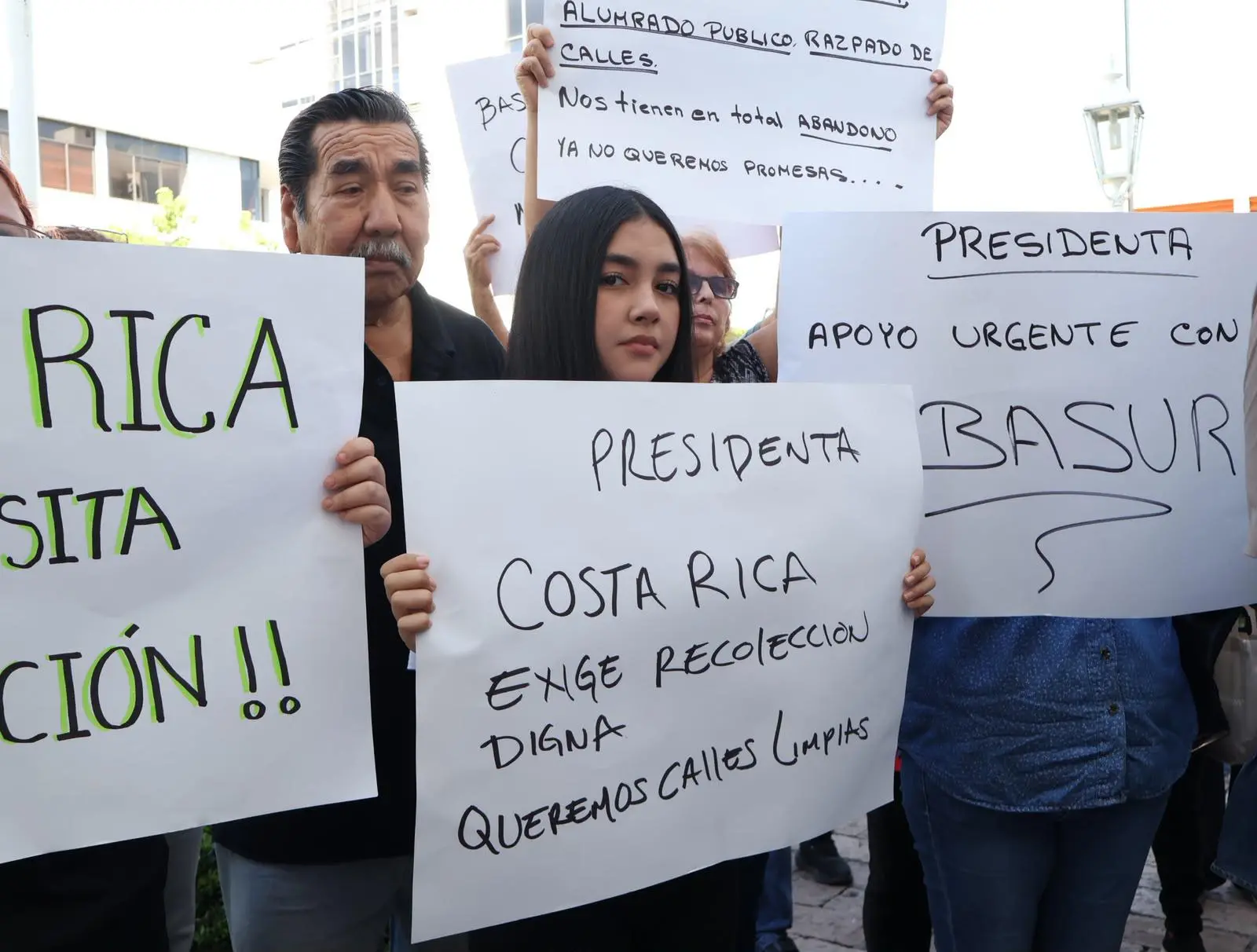 $!La sindicatura de Costa Rica está abandonado en servicios públicos, denuncian manifestantes