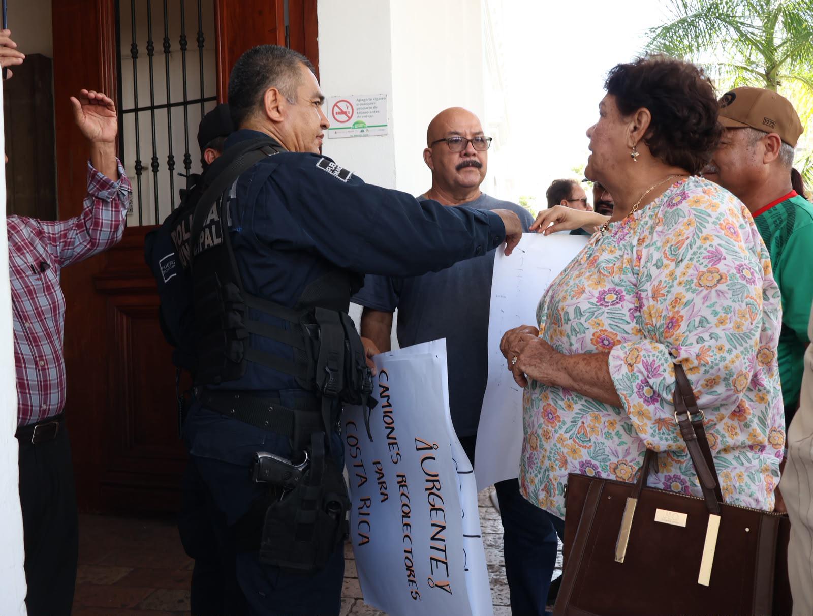 $!La sindicatura de Costa Rica está abandonado en servicios públicos, denuncian manifestantes