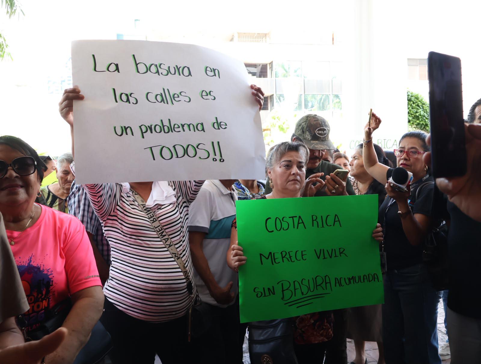 $!La sindicatura de Costa Rica está abandonado en servicios públicos, denuncian manifestantes
