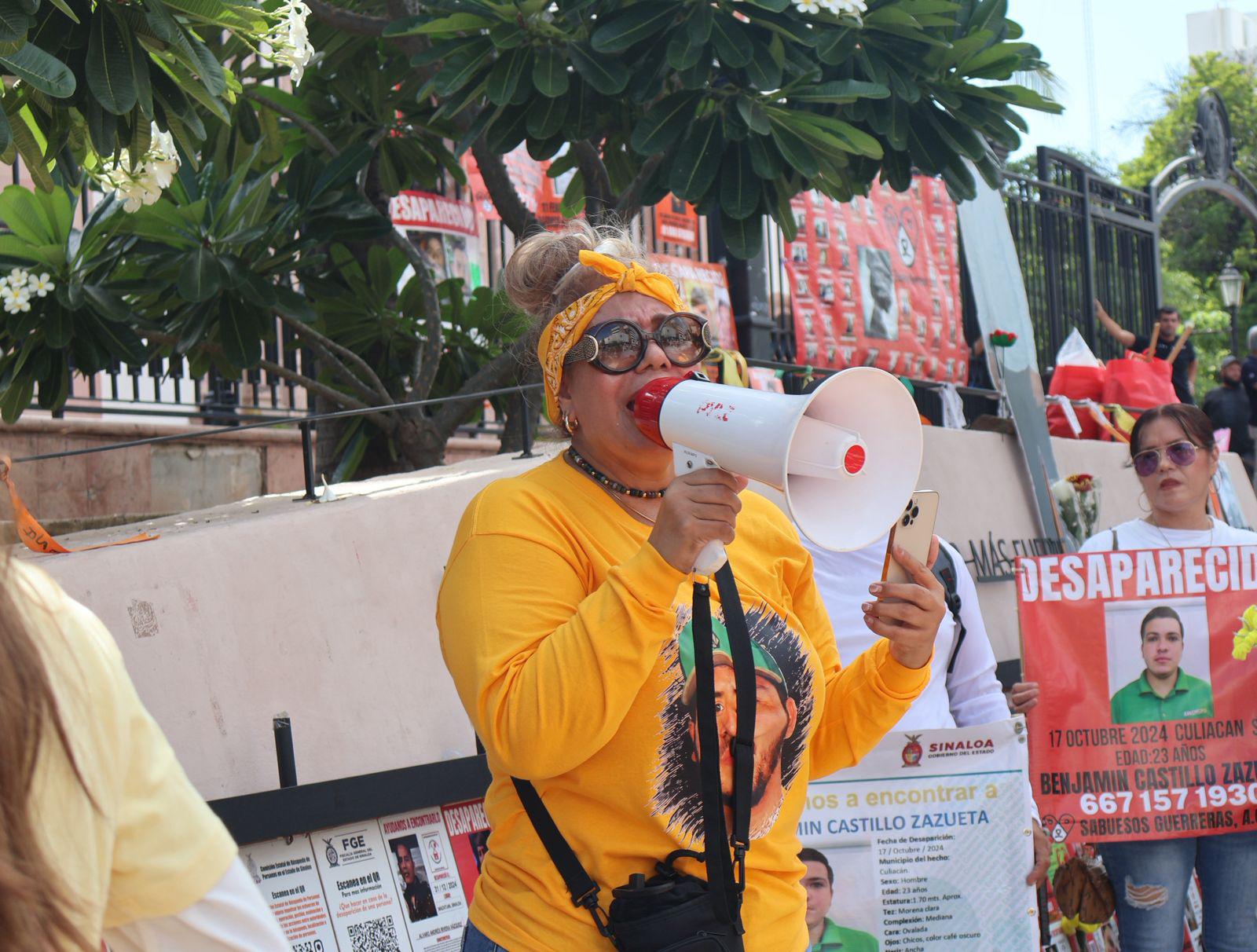 $!Brigada Estatal de Búsqueda marcha en Culiacán por sus desaparecidos