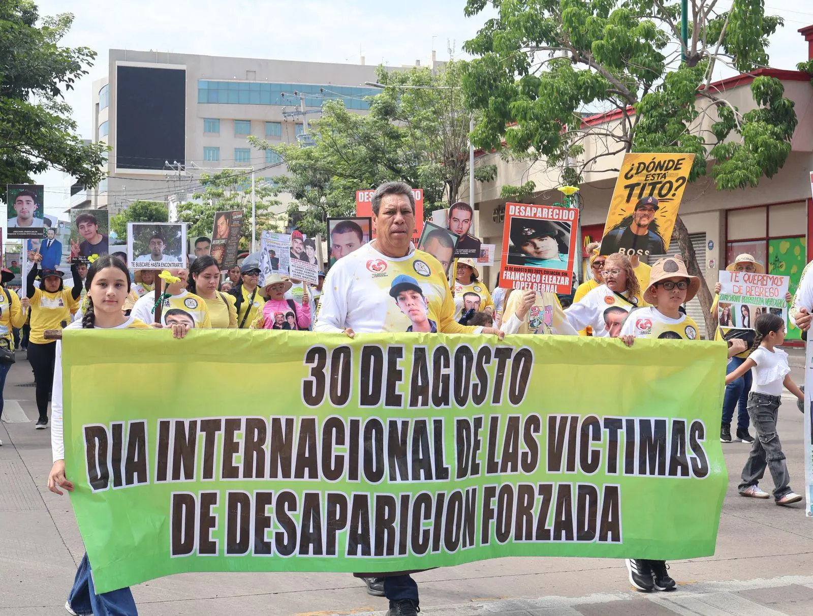$!Brigada Estatal de Búsqueda marcha en Culiacán por sus desaparecidos