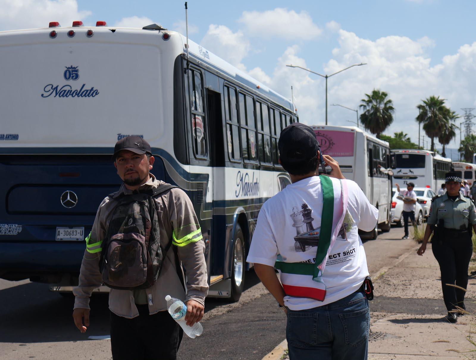 $!Simpatizantes y trabajadores de gobierno se congregan en Culiacán para evento de Sheinbaum