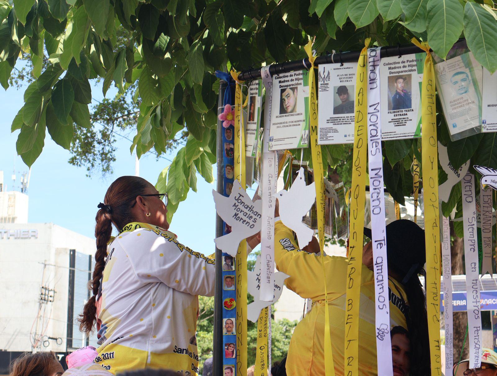 $!Brigada Estatal de Búsqueda marcha en Culiacán por sus desaparecidos