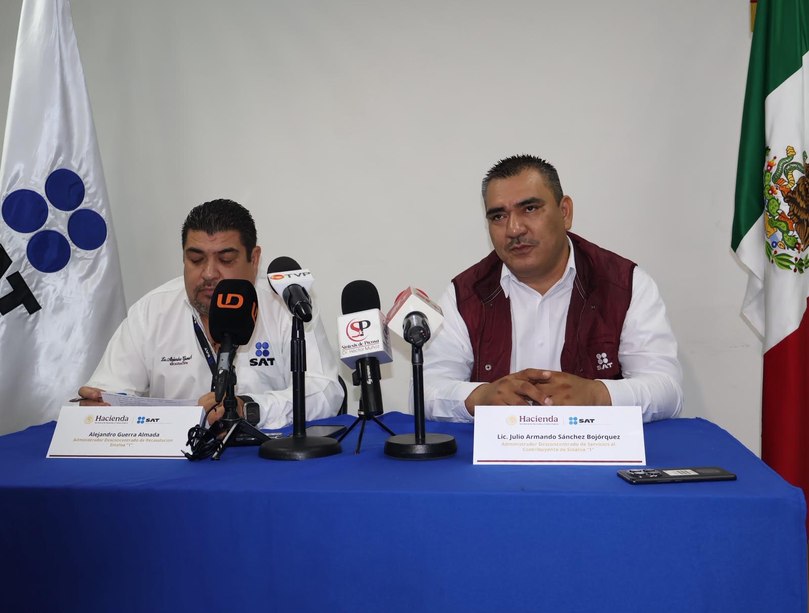 $!SAT llevará oficinas móviles a municipios de Sinaloa para acercar trámites fiscales