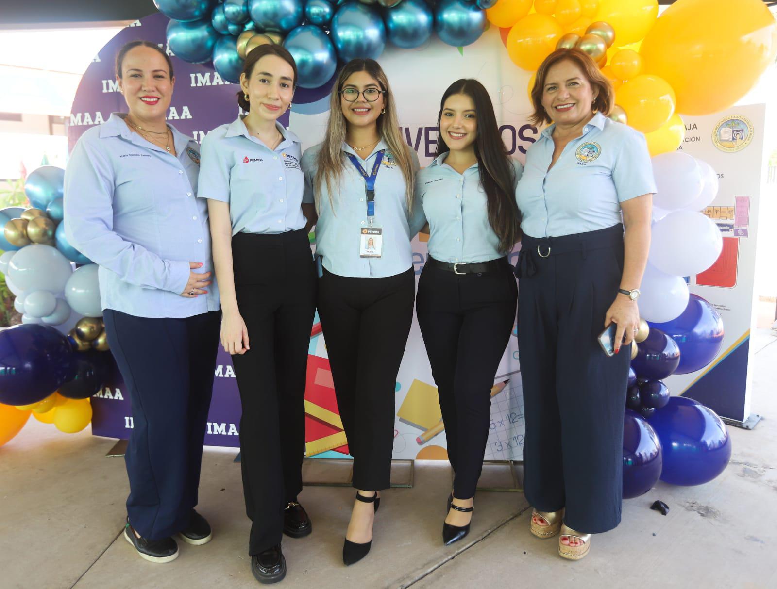 $!Karla Zamudio, Ana Rosa Cañedo, María Cázarez, Valeria Guzmán y Liz Benítez.