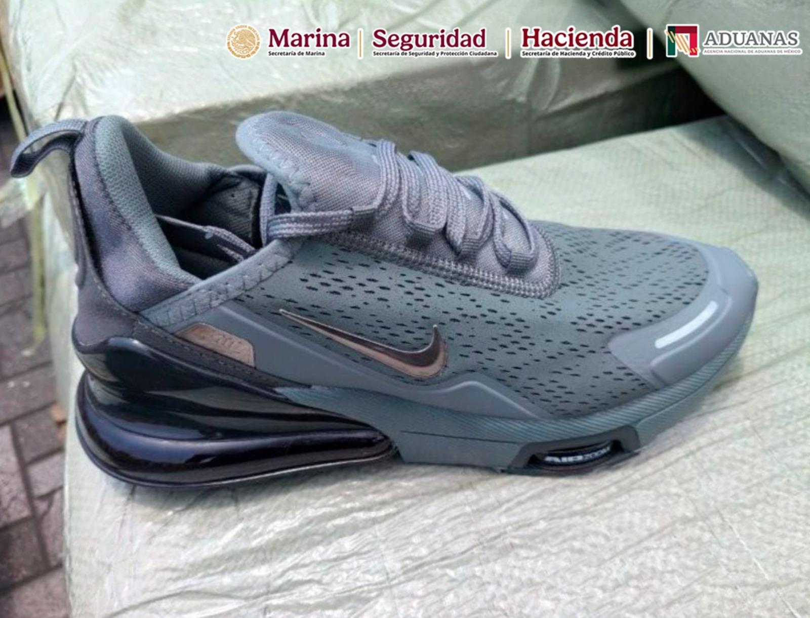 $!Decomisan más de 11 mil pares de calzado deportivo apócrifo en Manzanillo