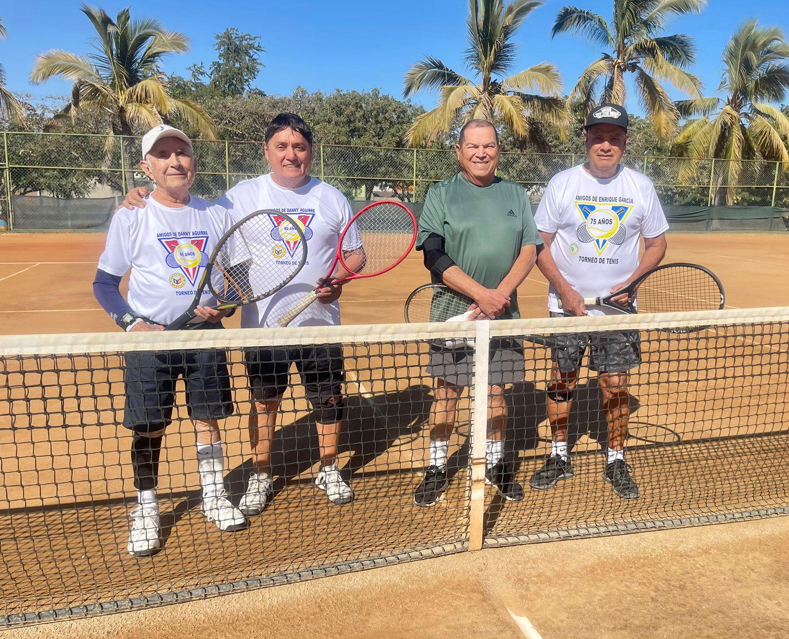 $!López Milán y Sosa sacan la casta en Tenis Quinquenials