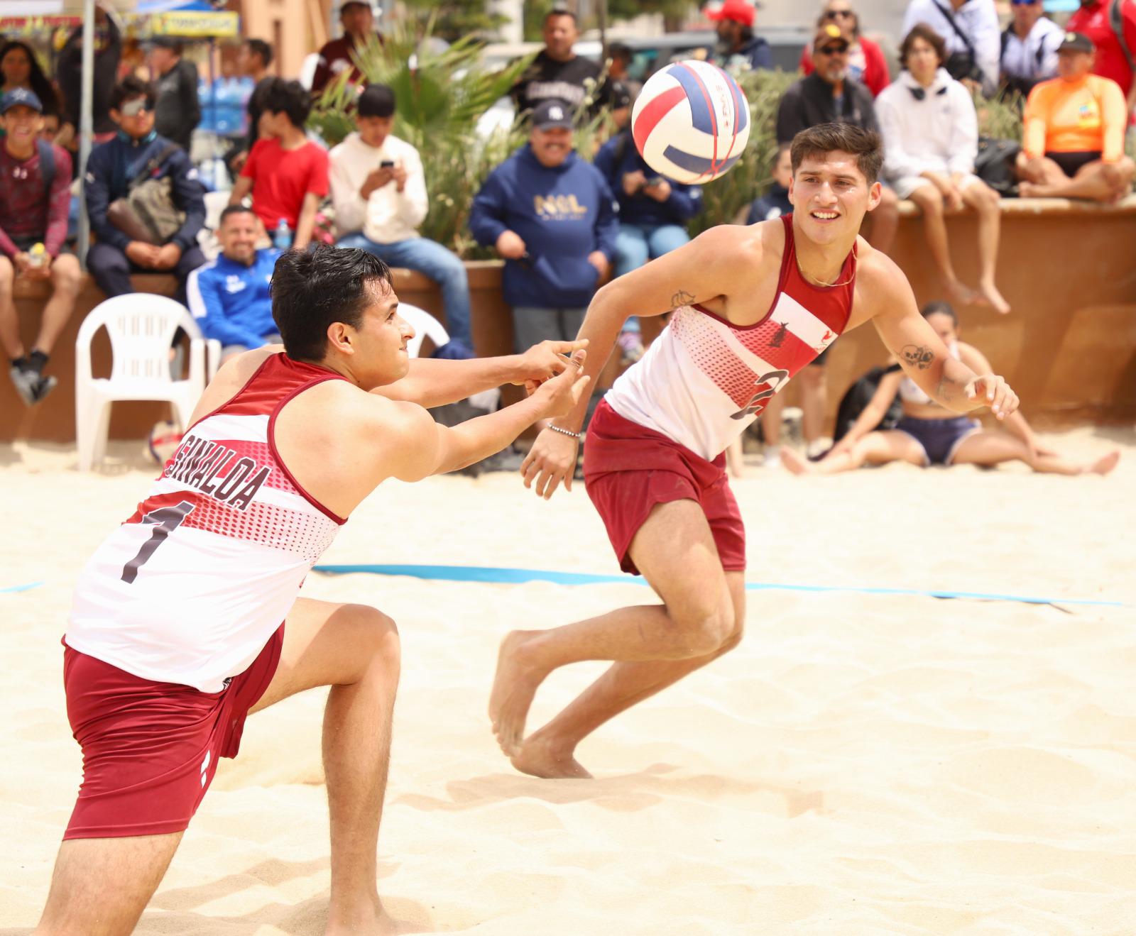$!Sinaloa, con carro completo en voleibol de playa en los Juegos Conade
