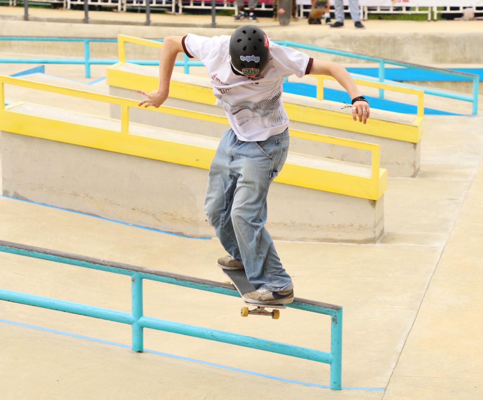 $!Avanzan sinaloenses a la final en skateboard en la Olimpiada Nacional