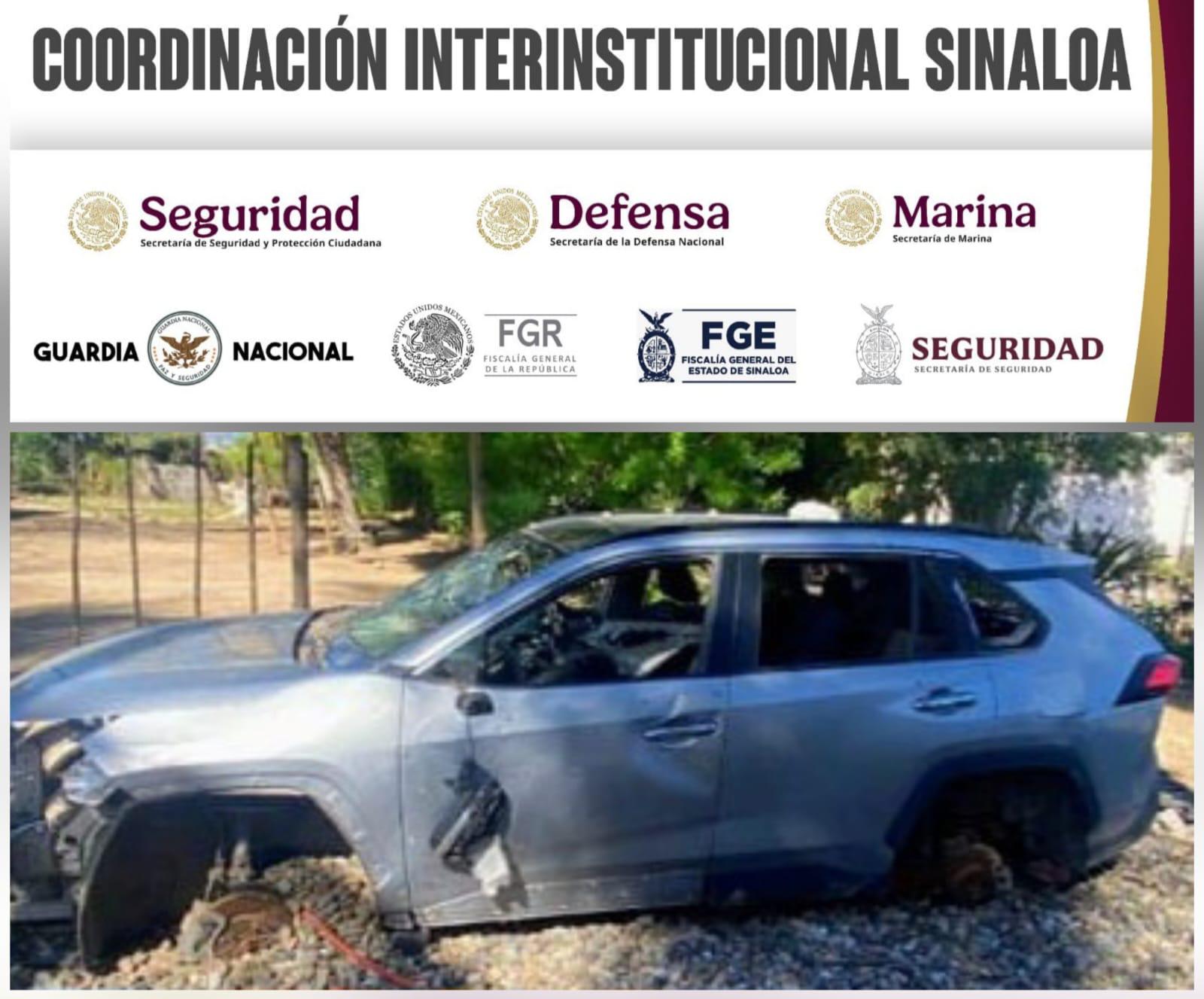 $!Recuperan cuatro vehículos robados en distintos puntos de Navolato y Culiacán