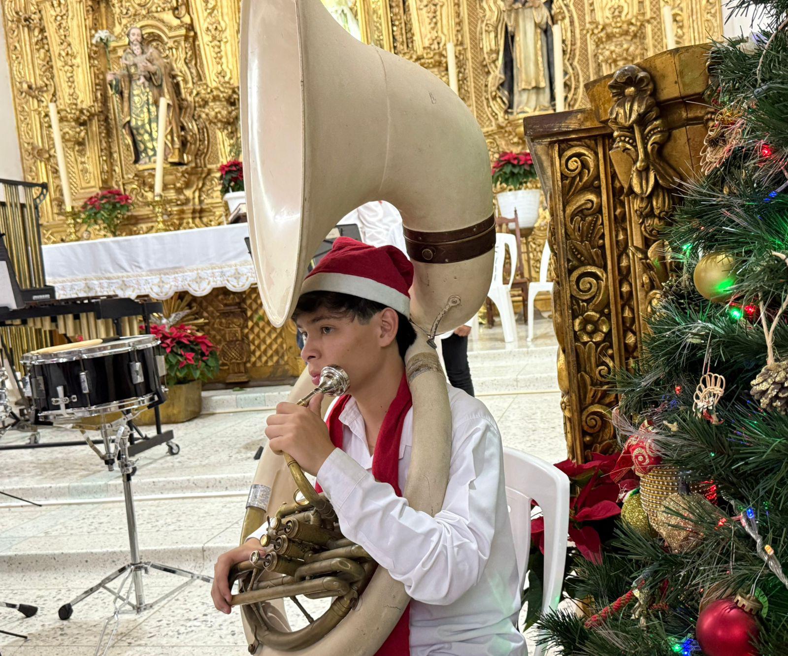 $!Orquesta Sinfónica Raíces de Plata y Coro Lola Beltrán realizan tradicional concierto navideño en Rosario