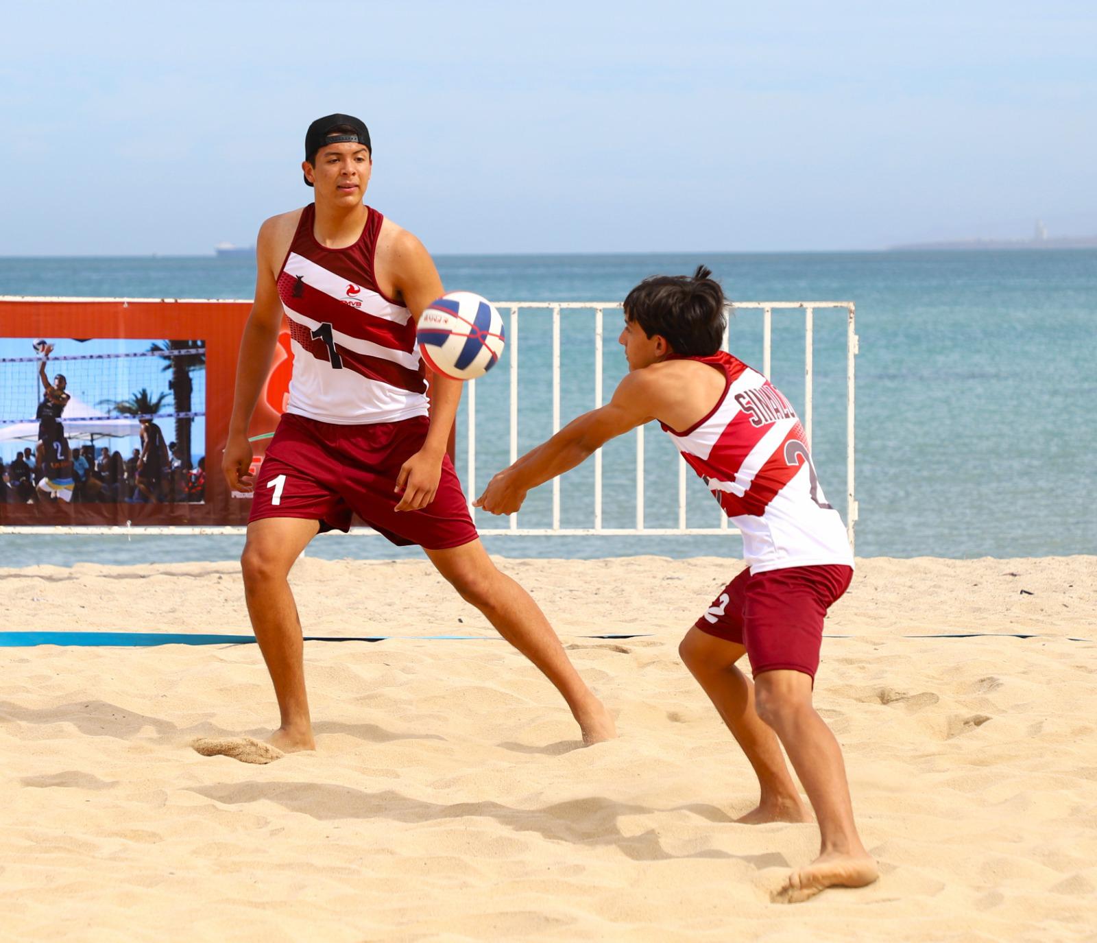 $!Día histórico para Sinaloa en el voleibol de playa