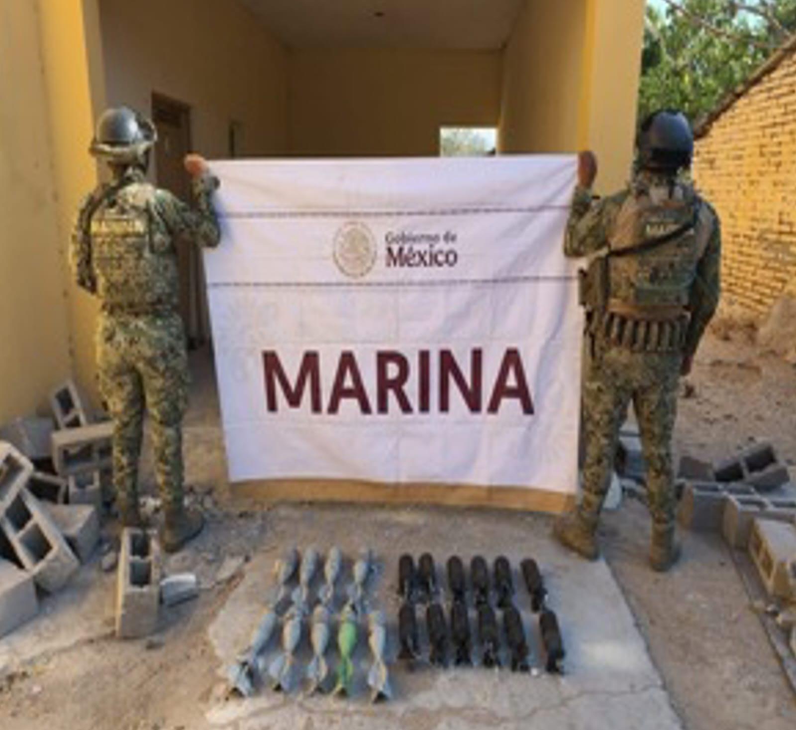 $!Aseguran en Sinaloa 450 explosivos, 350 decomisados en El Zapote, Mazatlán