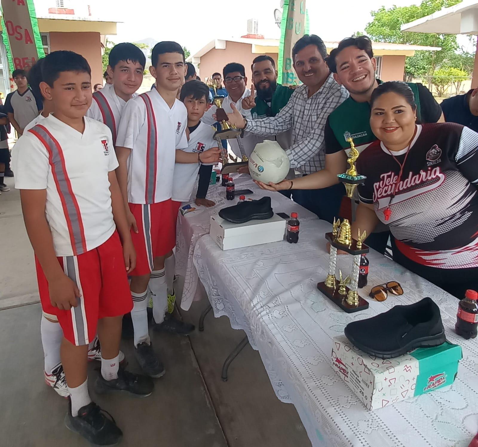 $!Apoya Imdec los Juegos Deportivos de Telesecundaria en Baila