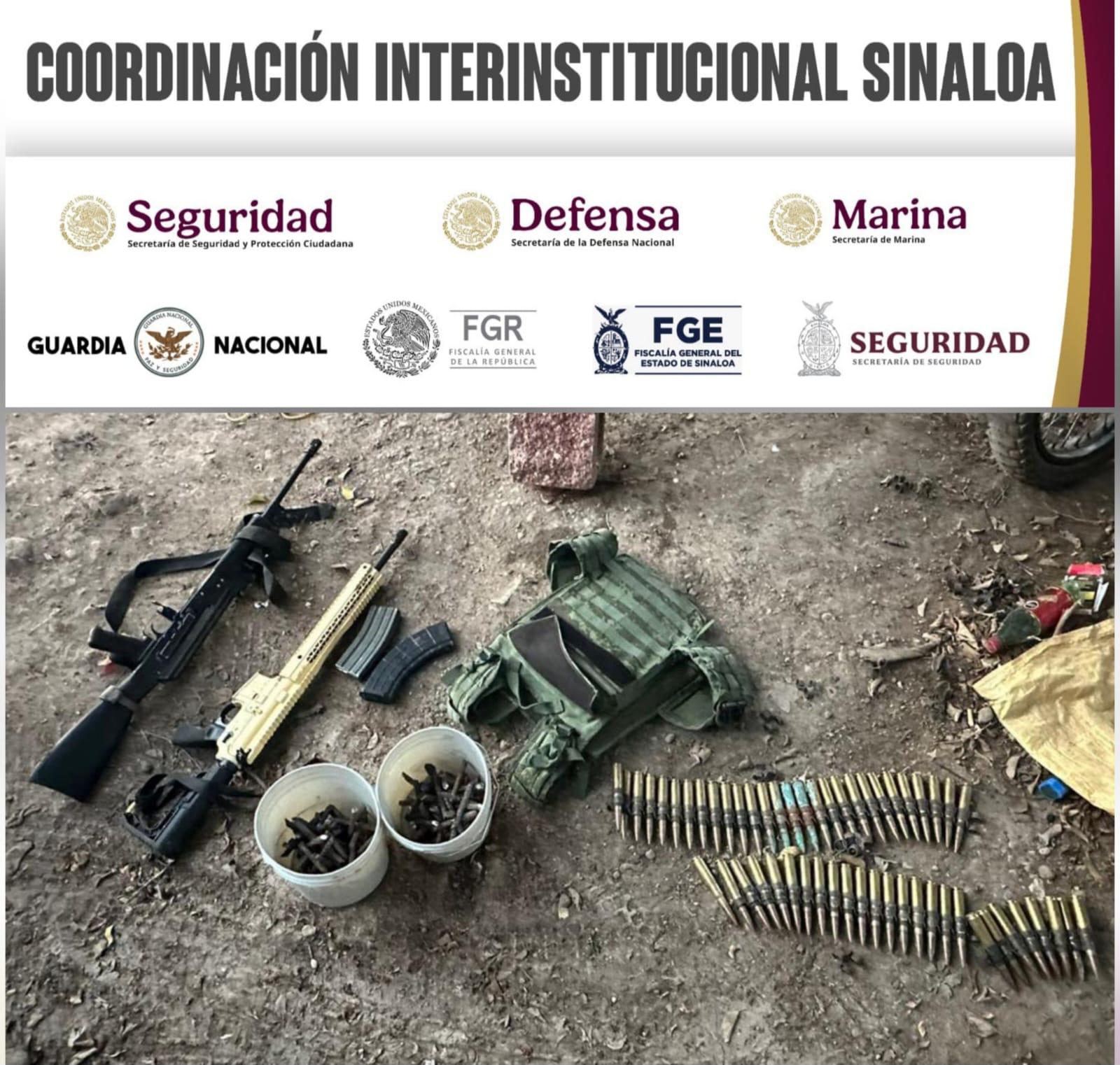 $!Detienen a dos motociclistas armados en Villa Juárez, Navolato