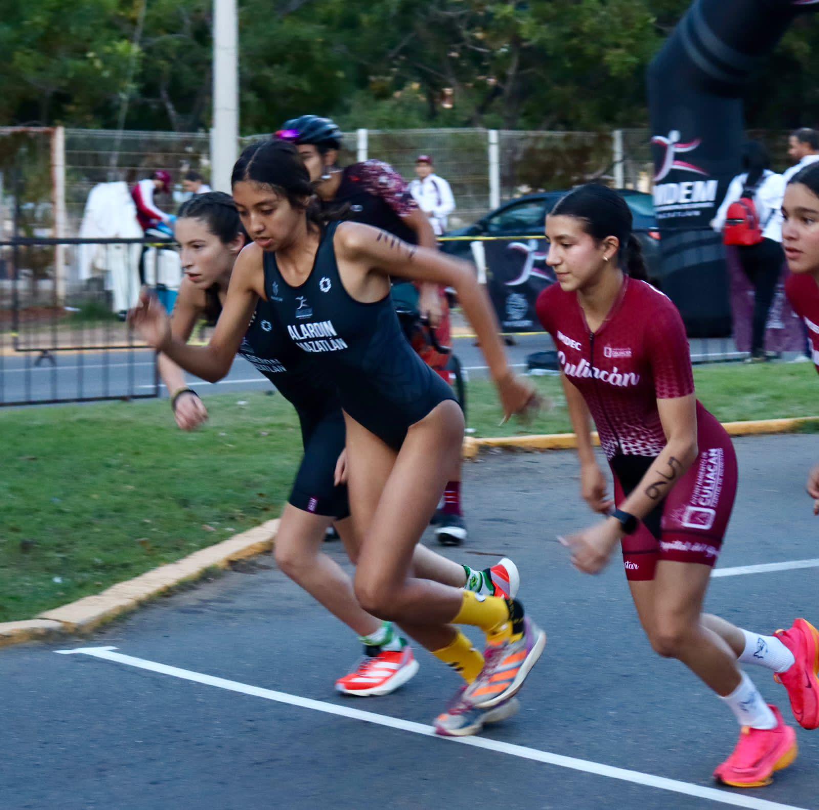 $!Culiacán, Mazatlán y Guasave se reparten el oro en duatlón estatal