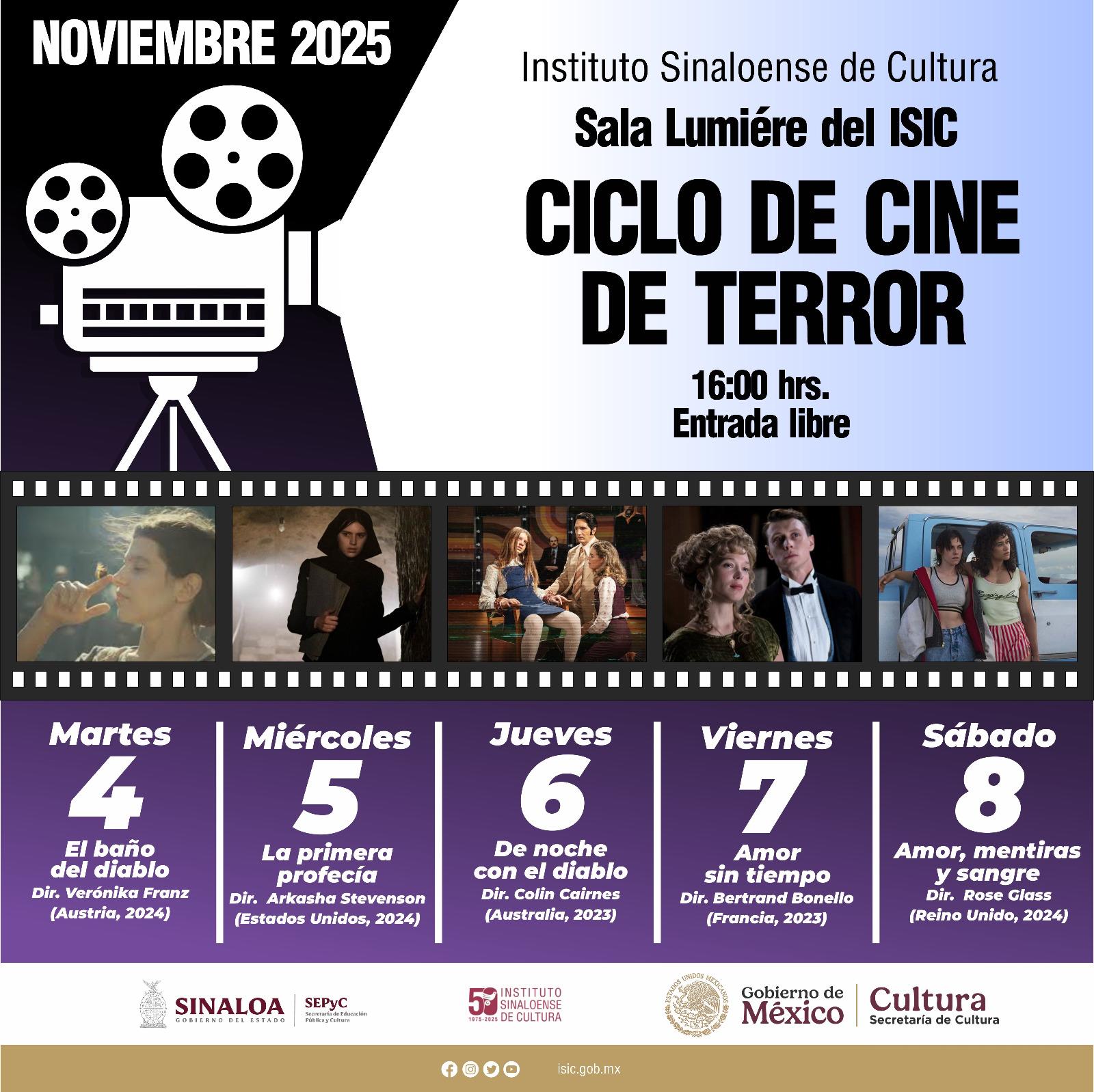 $!Proyectan cine de terror esta semana en la Lumière