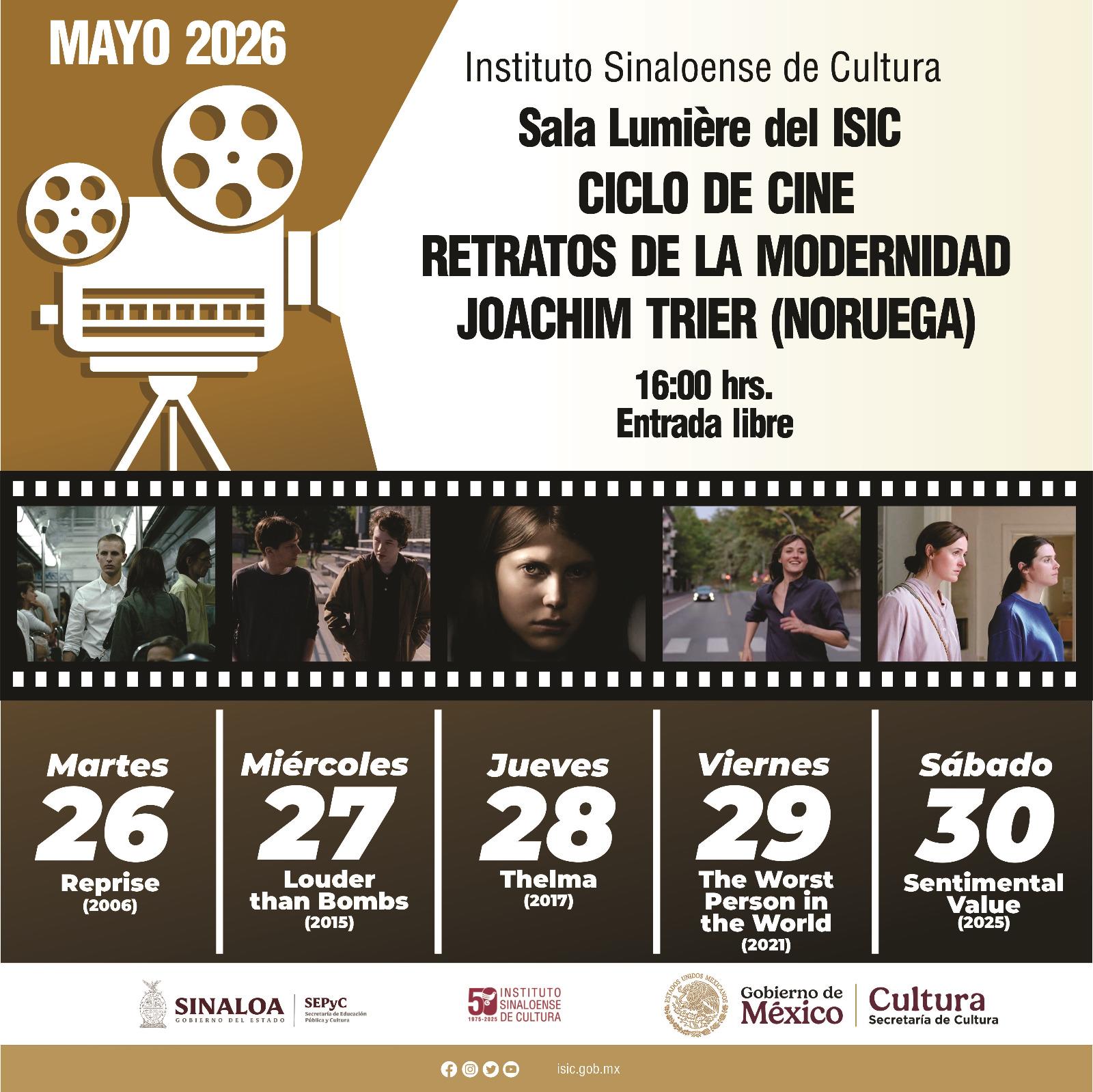 $!Del 26 al 30 de mayo se proyectará el ciclo de cine dedicado al director noruego Joachim Trier.