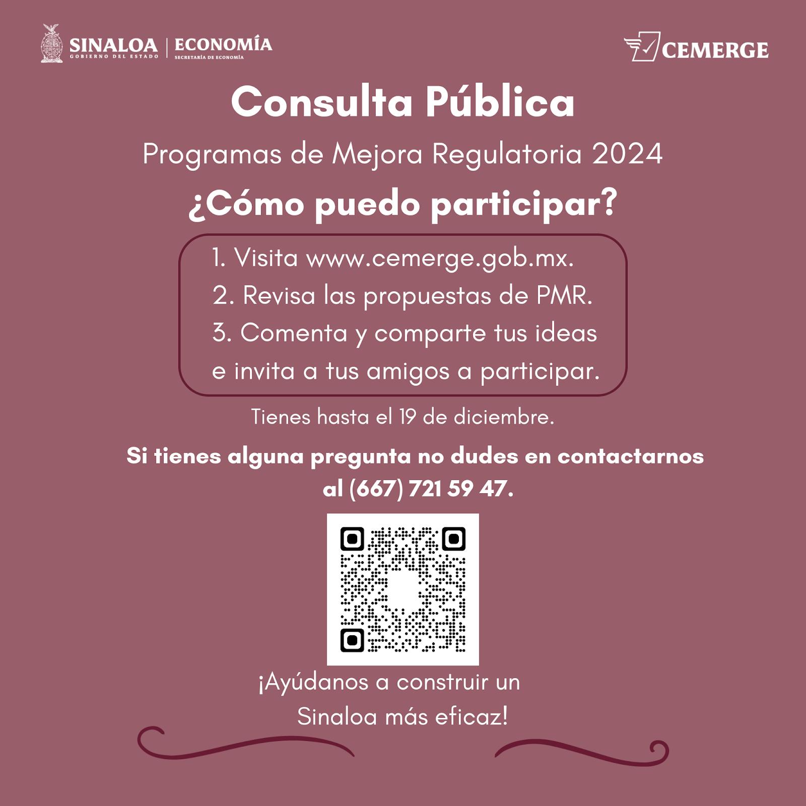 $!Tu opinión es importante: participa en las Consultas Públicas