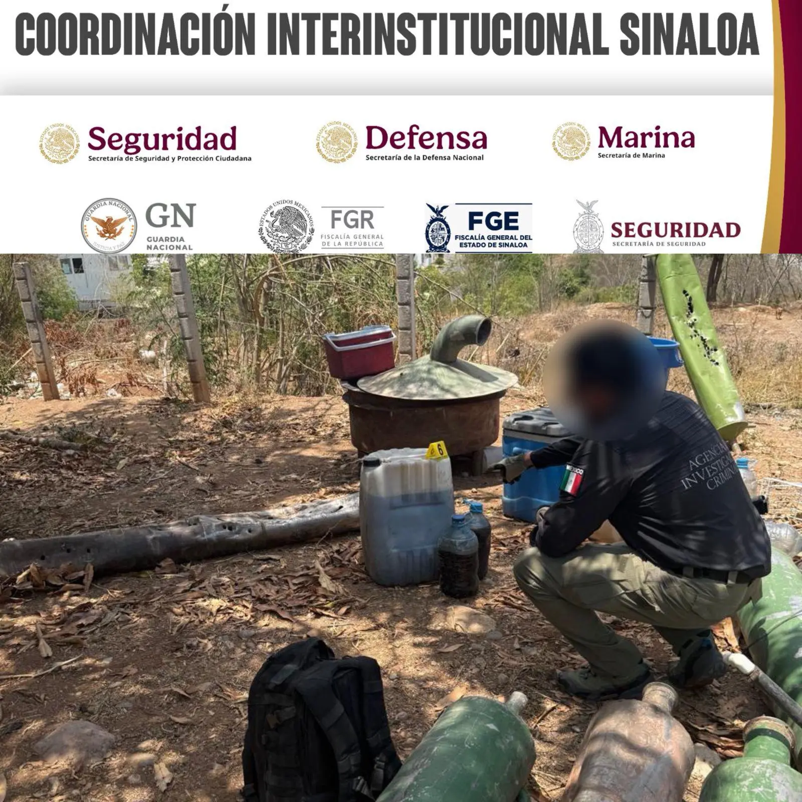 $!Aseguran presunto laboratorio clandestino en la colonia El Progreso, en Culiacán