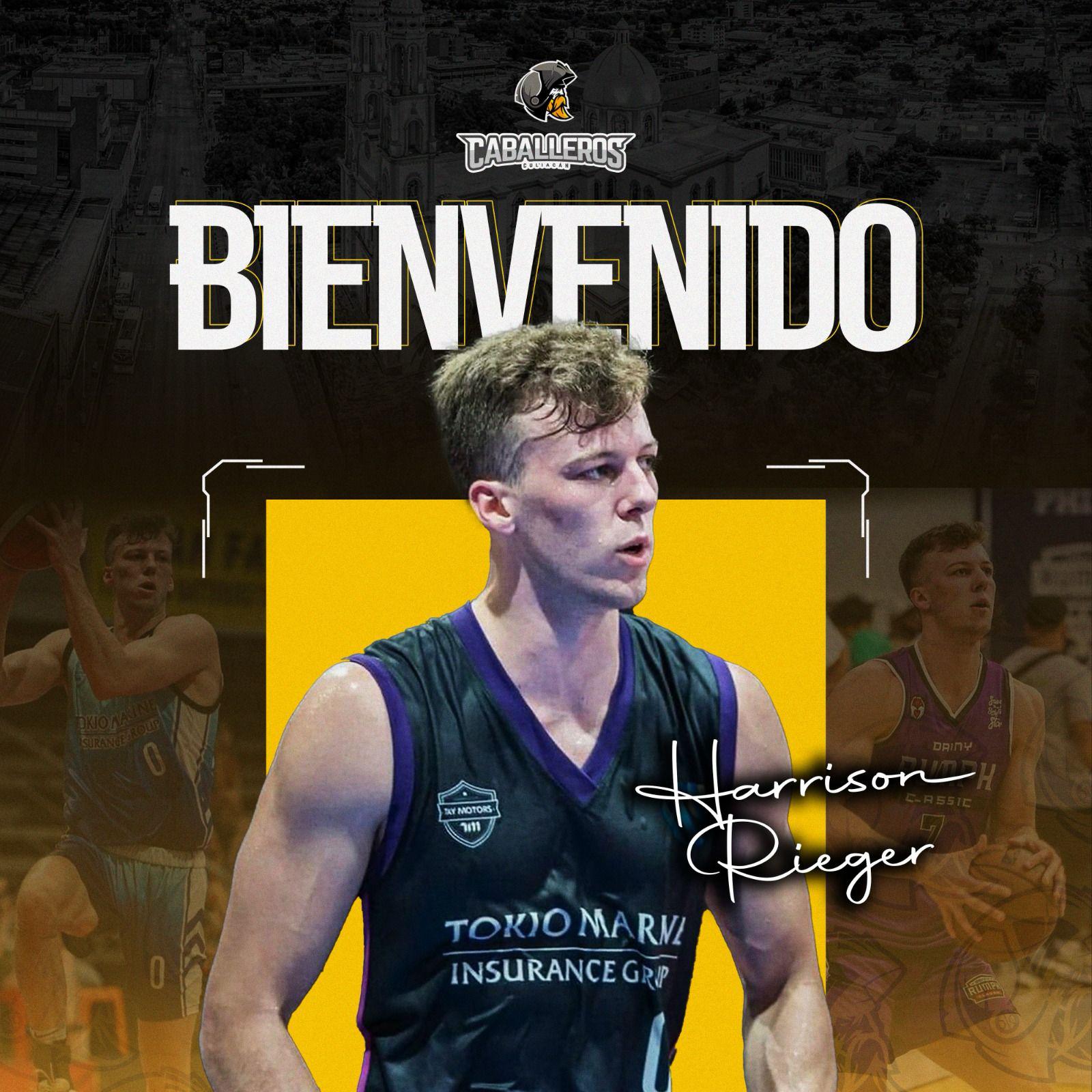 $!Harrison Rieger es nuevo refuerzo de Caballeros de Culiacán