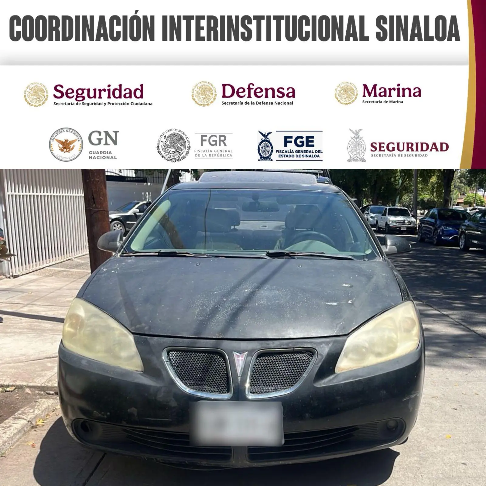 $!Recuperan vehículo con reporte de robo en la colonia Aurora, en Culiacán