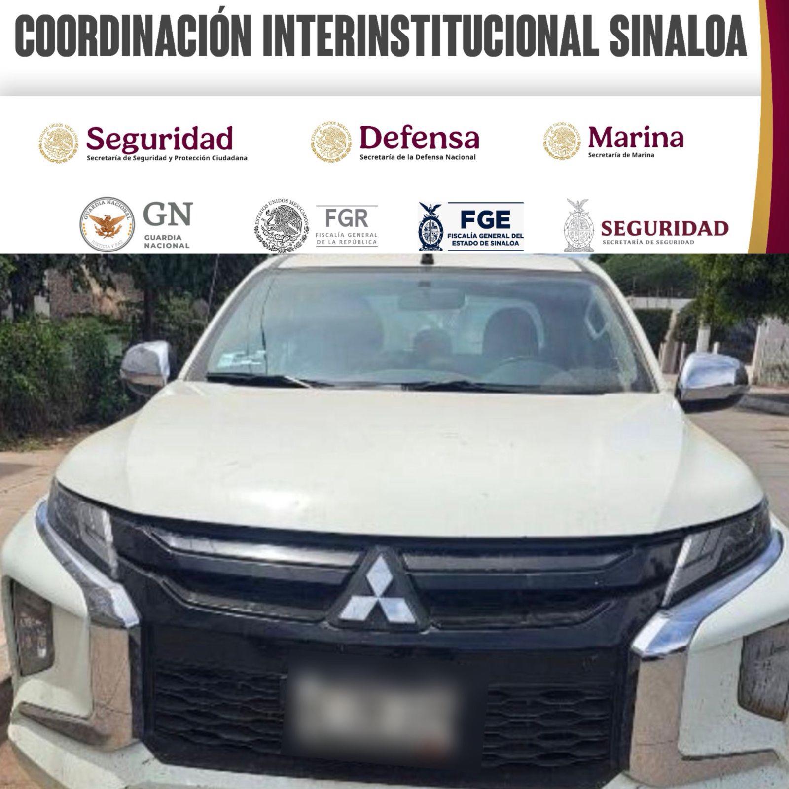 $!Aseguran cuatro vehículos con reporte de robo tras operativo en Eldorado y Mocorito