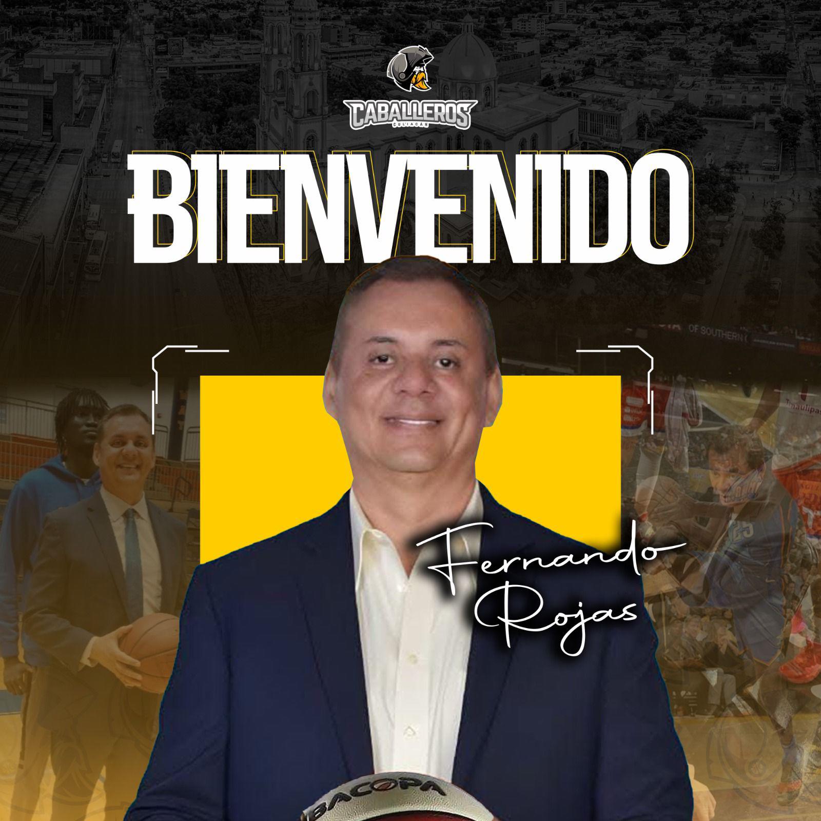 $!Caballeros de Culiacán refuerzan su banquillo con la llegada de Fernando Rojas como coach asistente